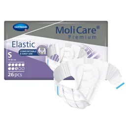 MoliCare® Premium Elastic 8 Drop Absorbency Incontinence Briefs, Small