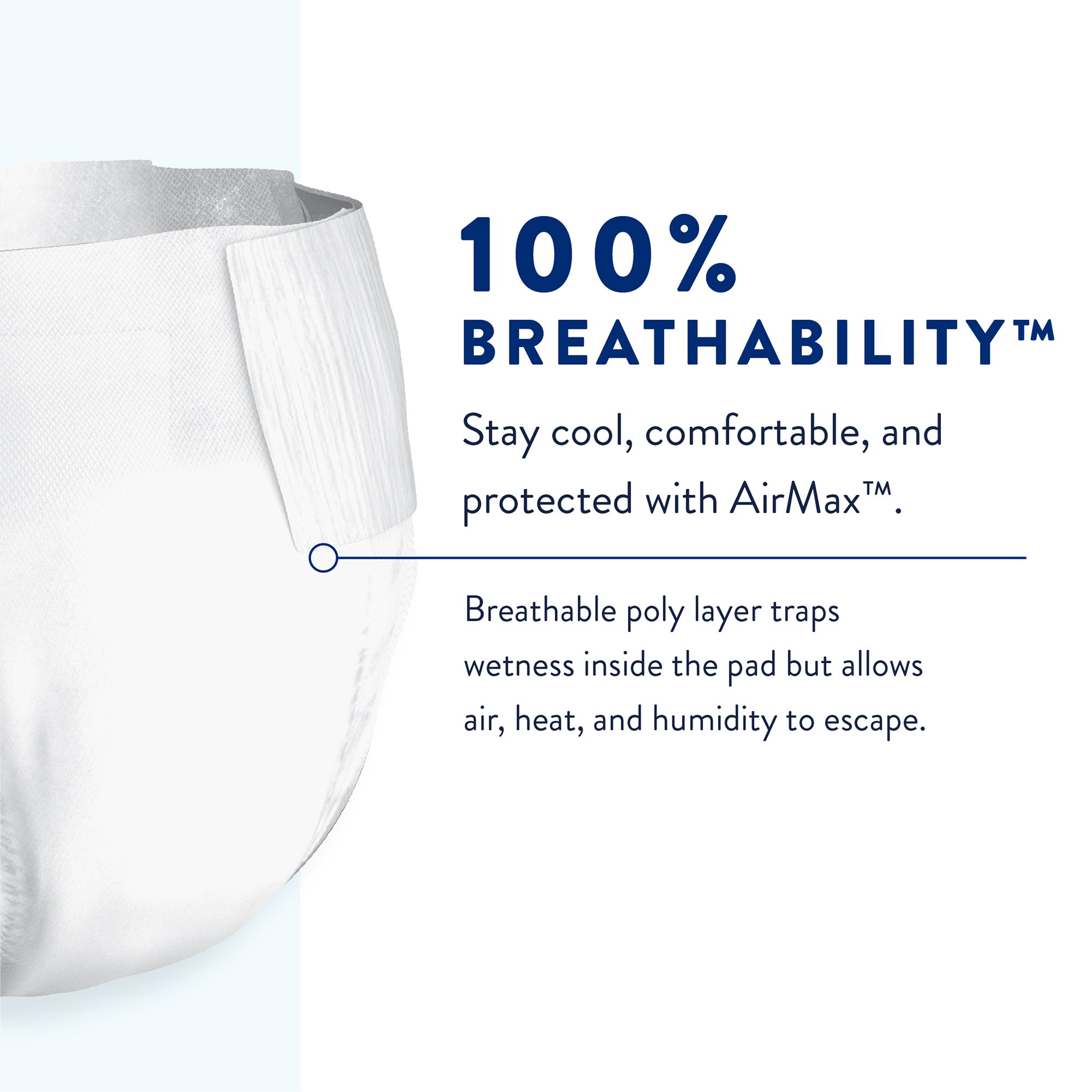 Prevail Air™ Overnight Briefs Overnight Absorbency, Size 1 - Image 4