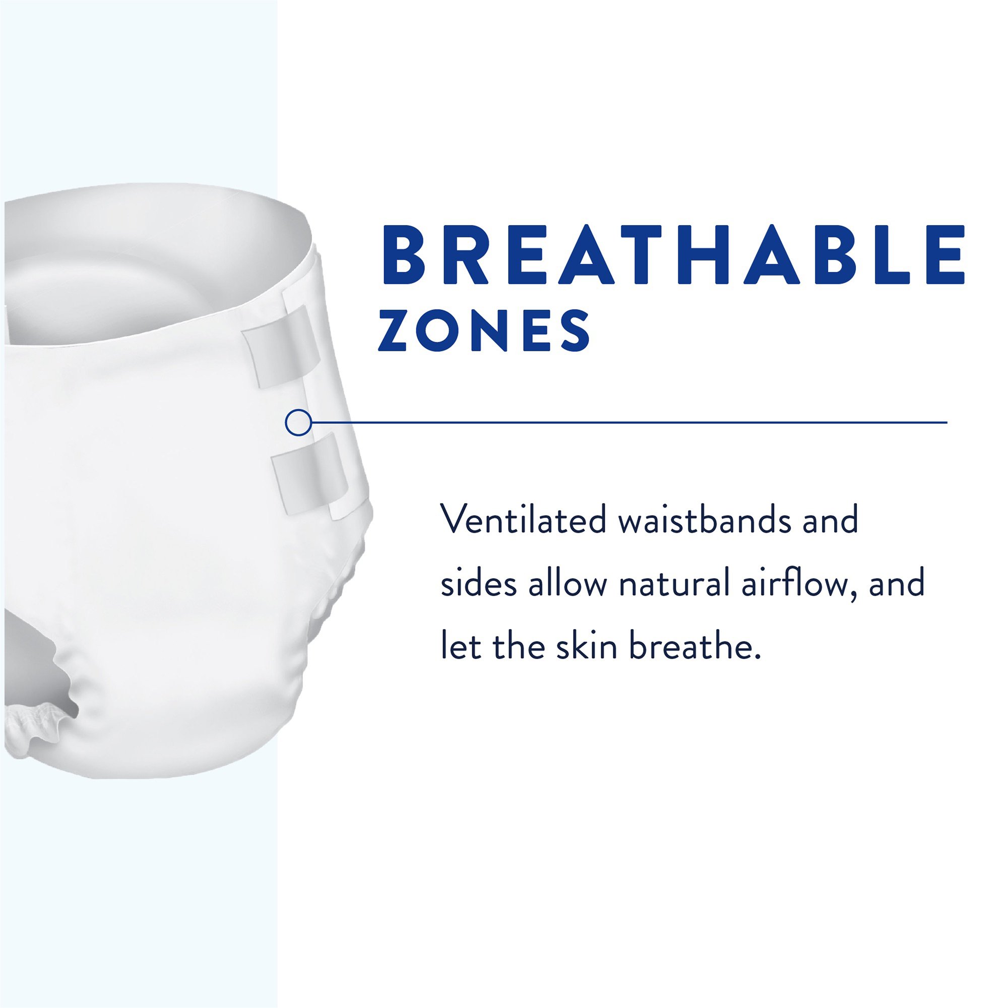 Prevail® Breezers® Ultimate Absorbency Incontinence Briefs, Medium - Image 6