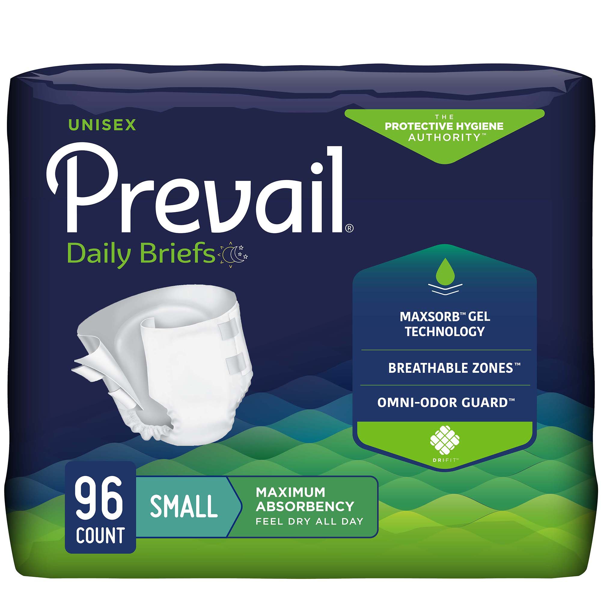 Prevail® Maximum Incontinence Brief, Small - Image 2