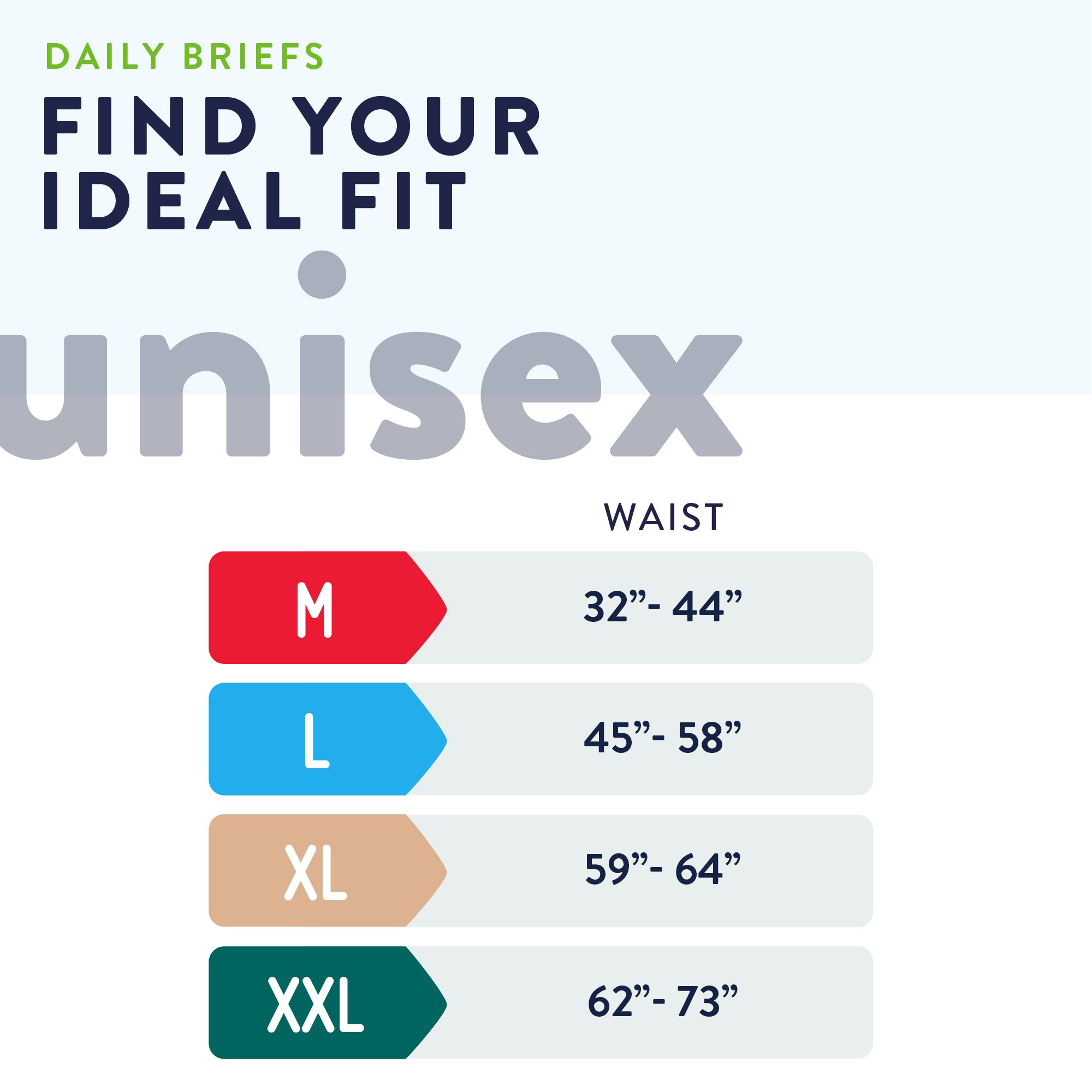 Prevail® Nu-Fit® Daily Briefs, Maximum Absorbency, Medium - Image 2