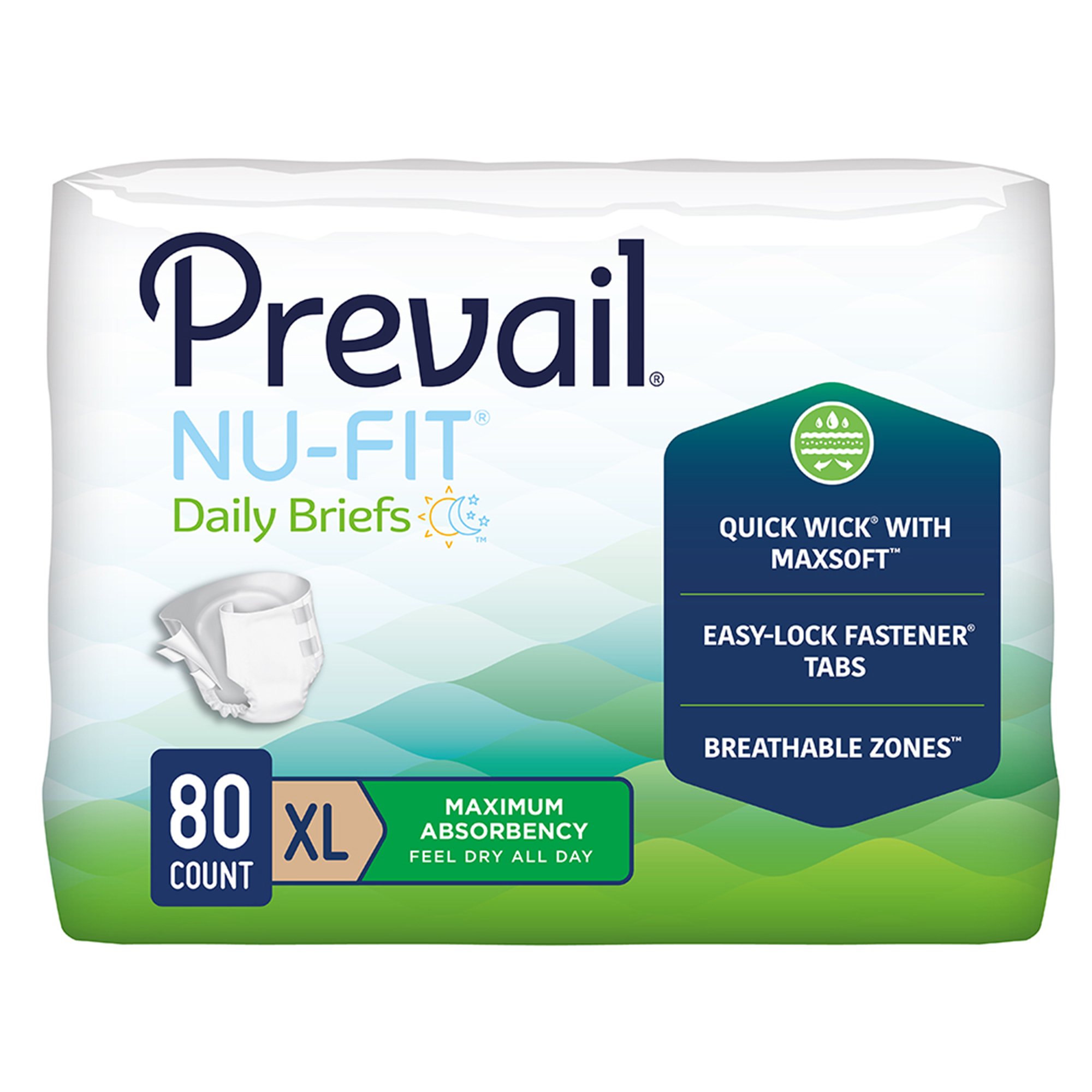 Prevail® Nu-Fit® Incontinence Brief - Image 3