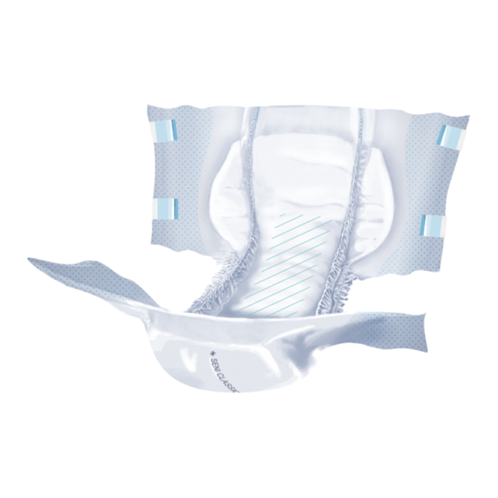 Seni Classic Incontinence Briefs for Men and Women, Moderate Absorbency, Regular