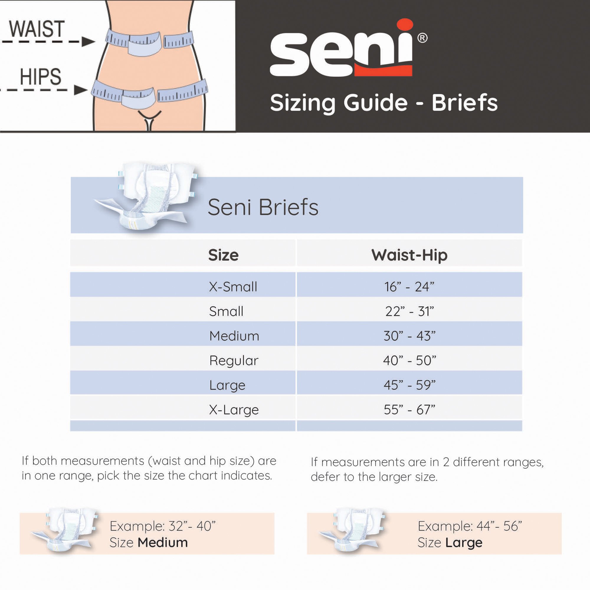 Seni® Classic Plus Moderate to Heavy Absorbency Incontinence Brief, Large - Image 2