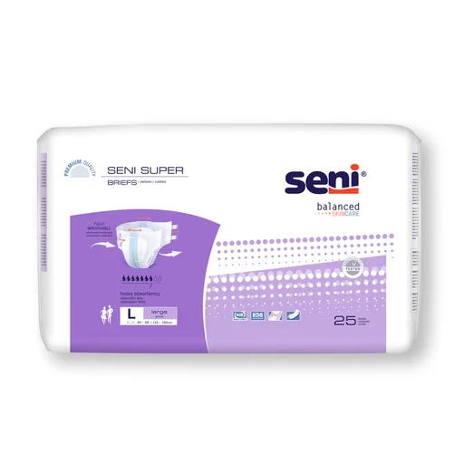 Seni® Super Heavy Absorbency Incontinence Brief, Large