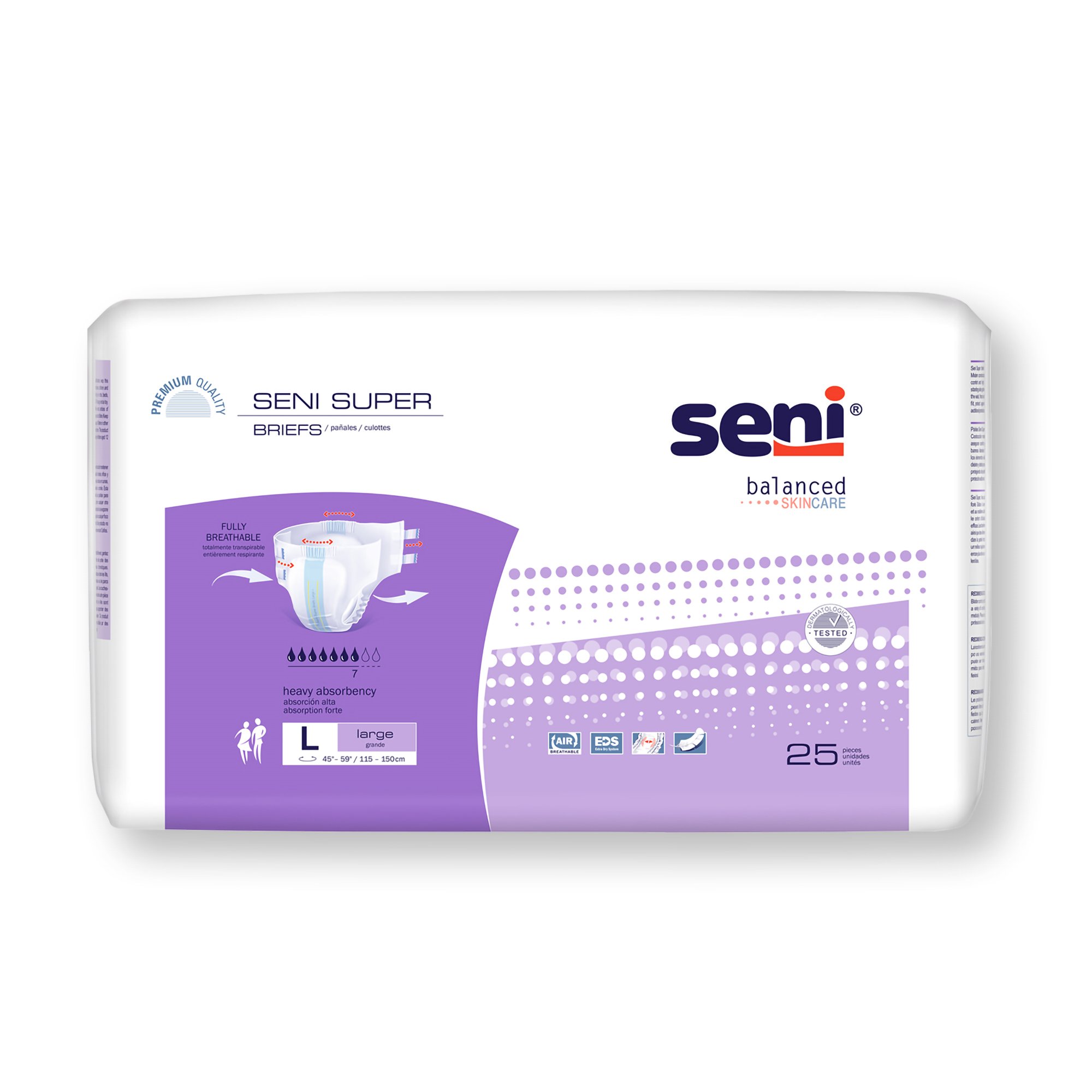 Seni® Super Heavy Absorbency Incontinence Brief, Large