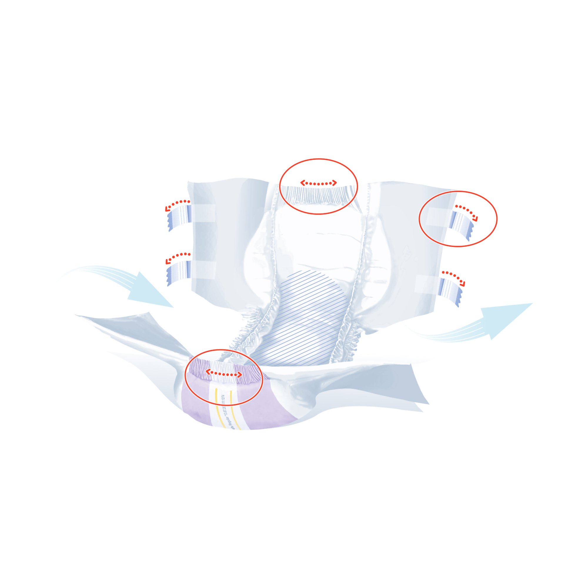 Seni® Super Plus Overnight Heavy Absorbency Incontinence Brief, Regular - Image 10