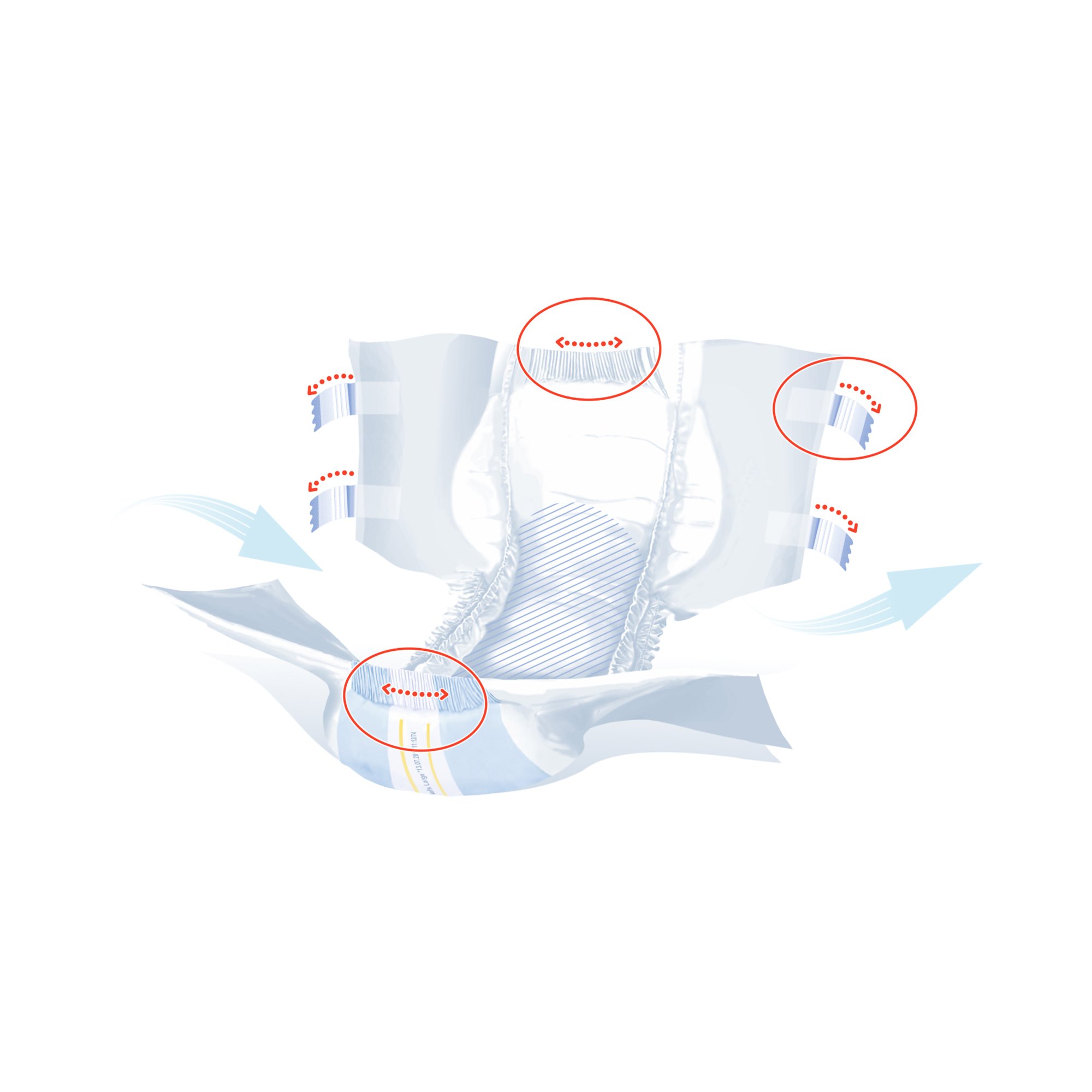 Seni® Super Plus Overnight Heavy to Severe Absorbency Incontinence Brief, Large - Image 10