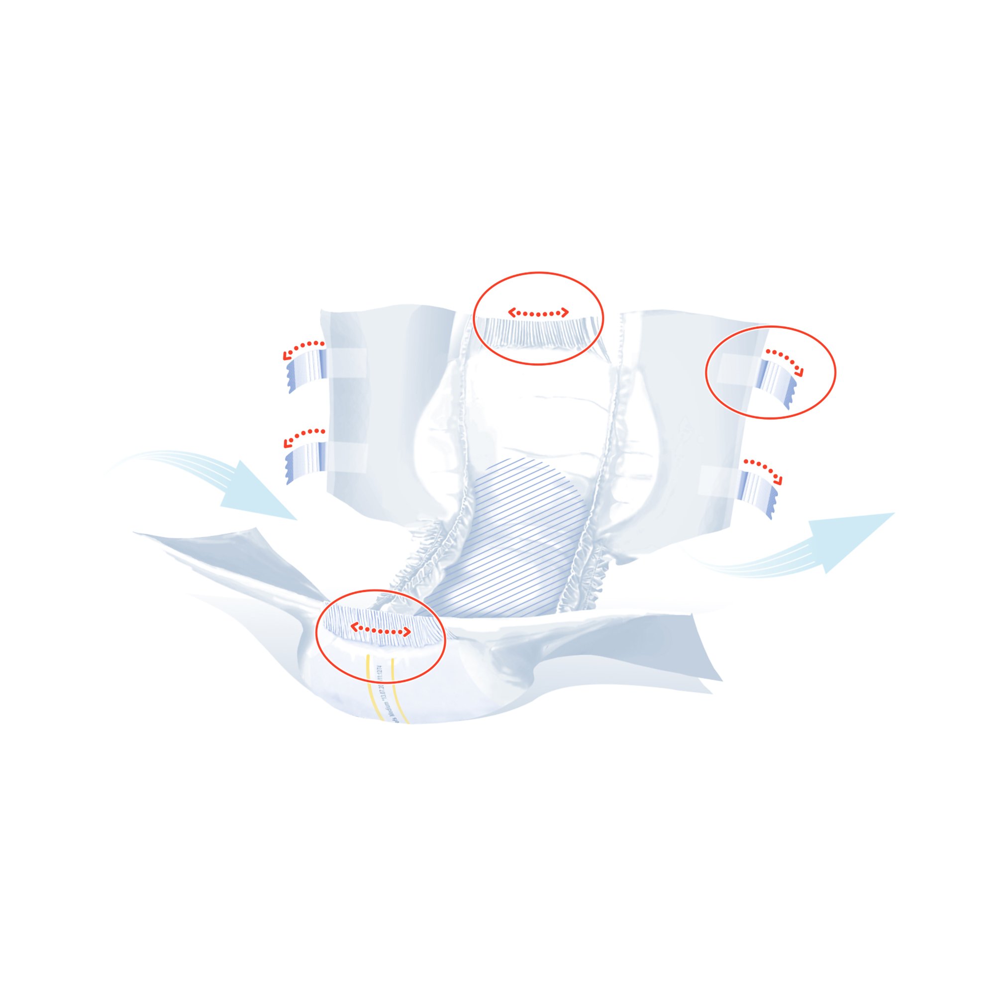 Seni® Super Plus Overnight Heavy to Severe Absorbency Incontinence Brief, Medium - Image 10