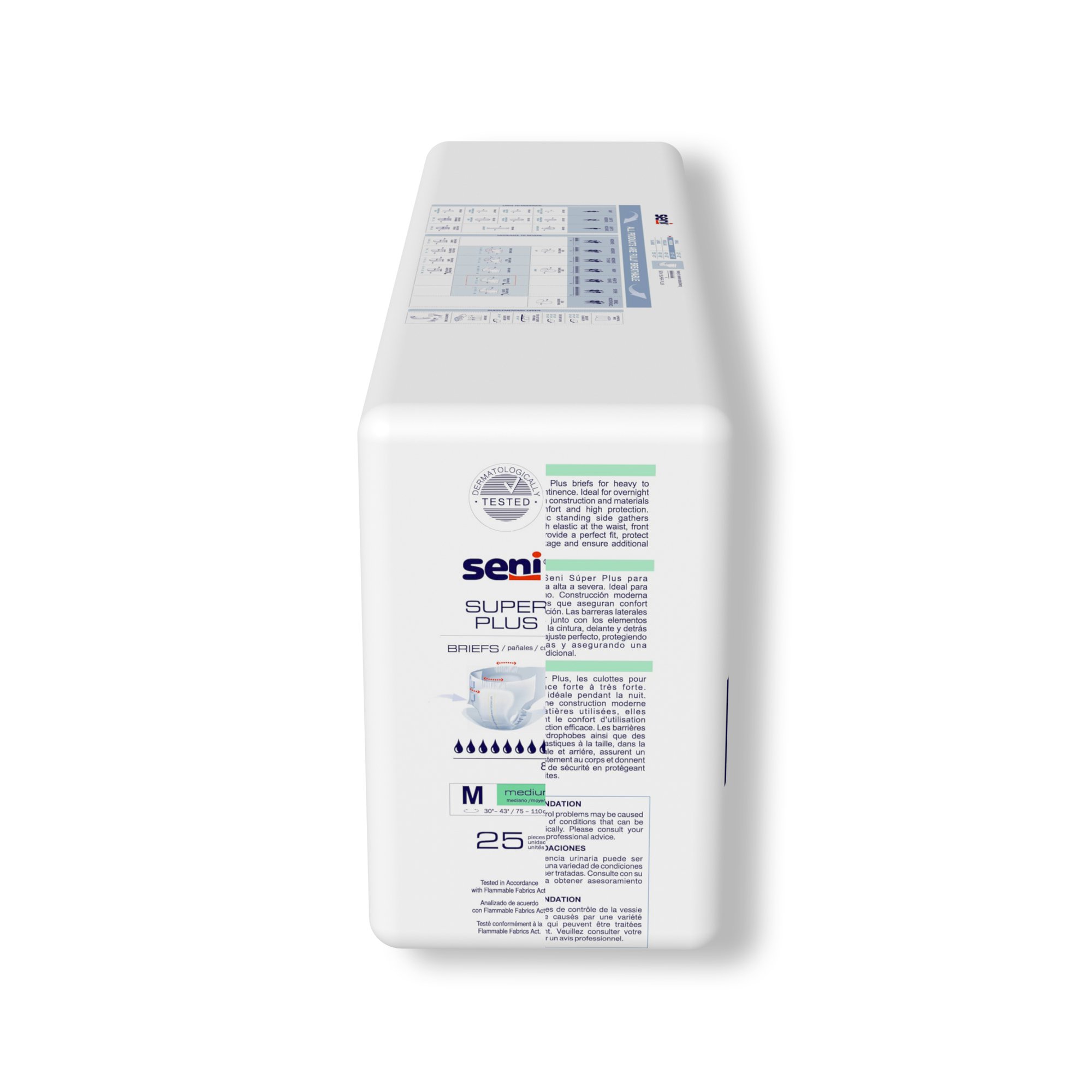 Seni® Super Plus Overnight Heavy to Severe Absorbency Incontinence Brief, Medium - Image 8