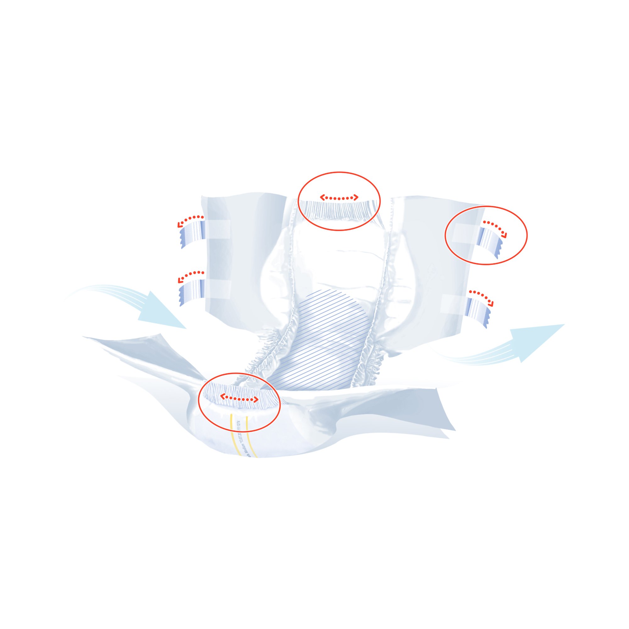 Seni® Super Plus Overnight Heavy to Severe Absorbency Incontinence Brief, Medium - Image 10