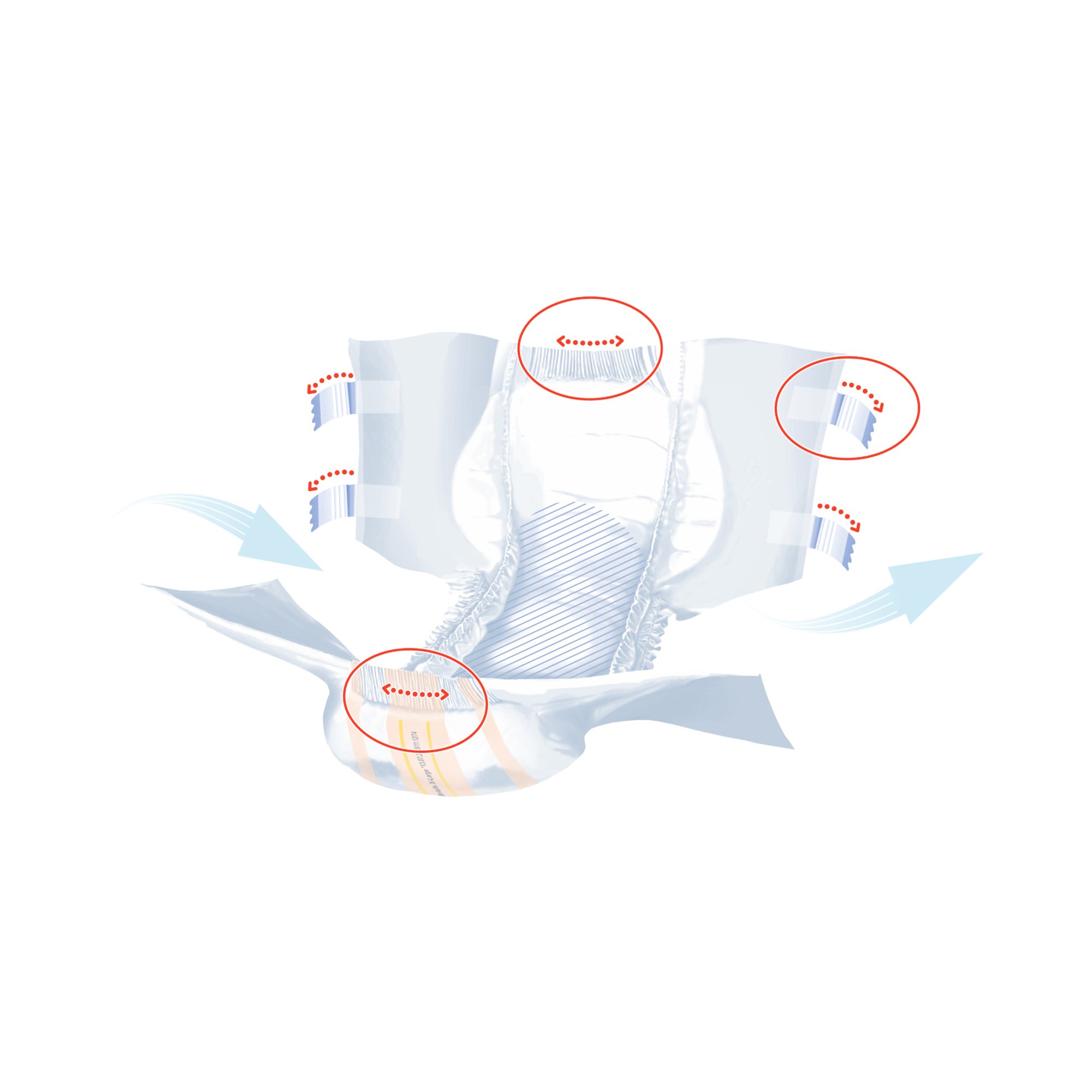 Seni® Super Quatro Severe Absorbency Incontinence Brief, Extra Large - Image 10