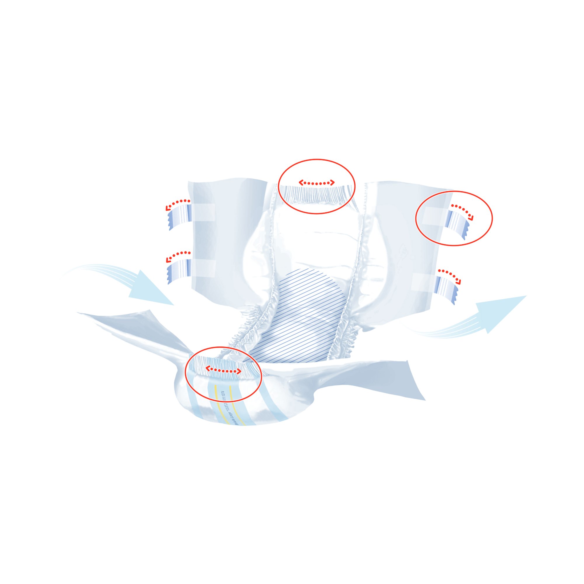 Seni® Super Quatro Severe Absorbency Incontinence Brief, Large - Image 10