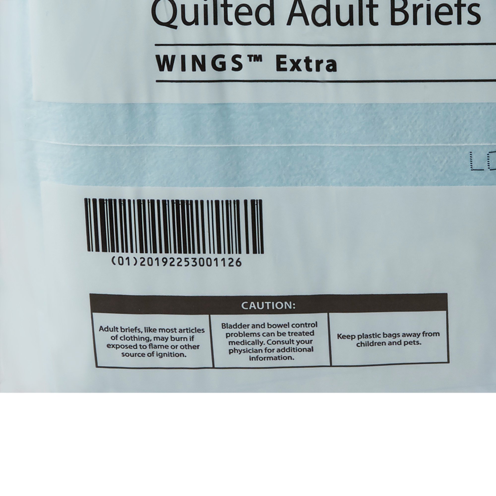 Simplicity Unisex Adult Incontinence Briefs, Moderate Absorbency, Large, Blue - Image 4