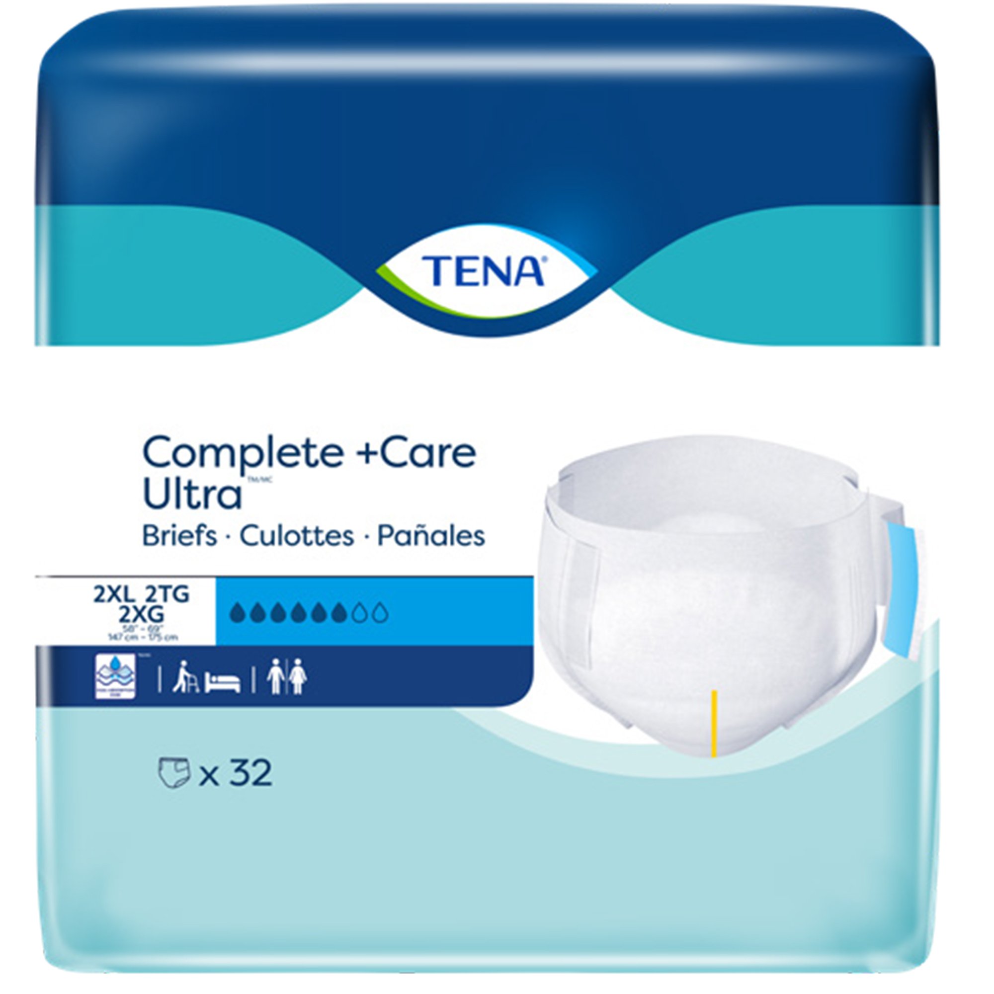 TENA Complete +Care Ultra™ Incontinence Brief, 2X-Large - Image 2