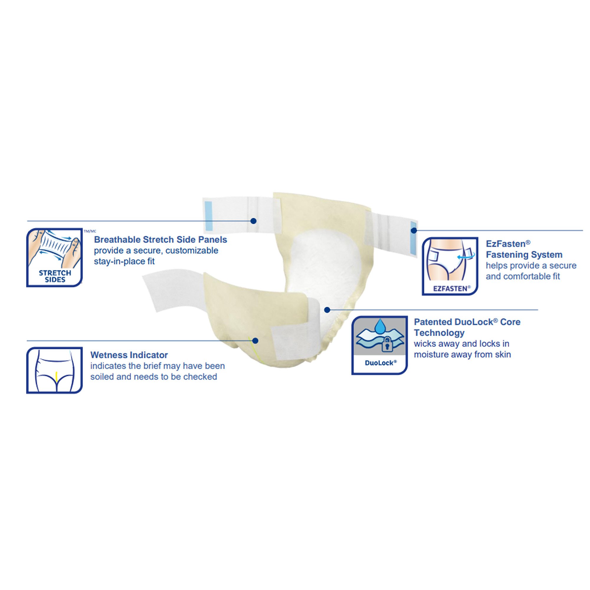 TENA Stretch™ Plus Incontinence Brief - Image 6