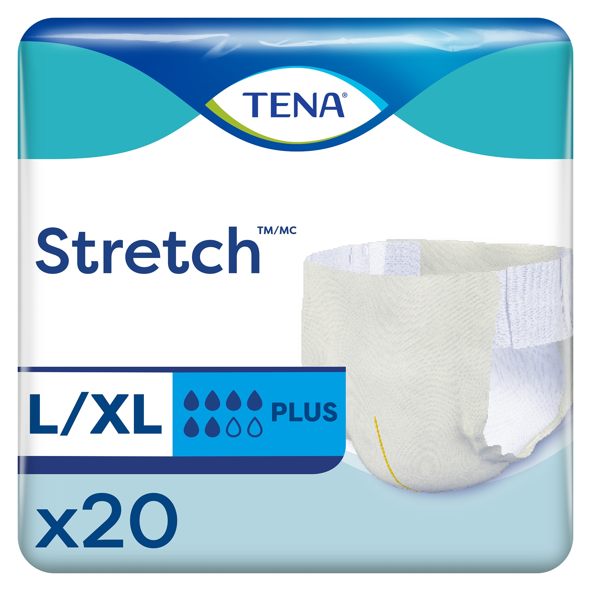 TENA Stretch™ Plus Incontinence Brief - Image 2