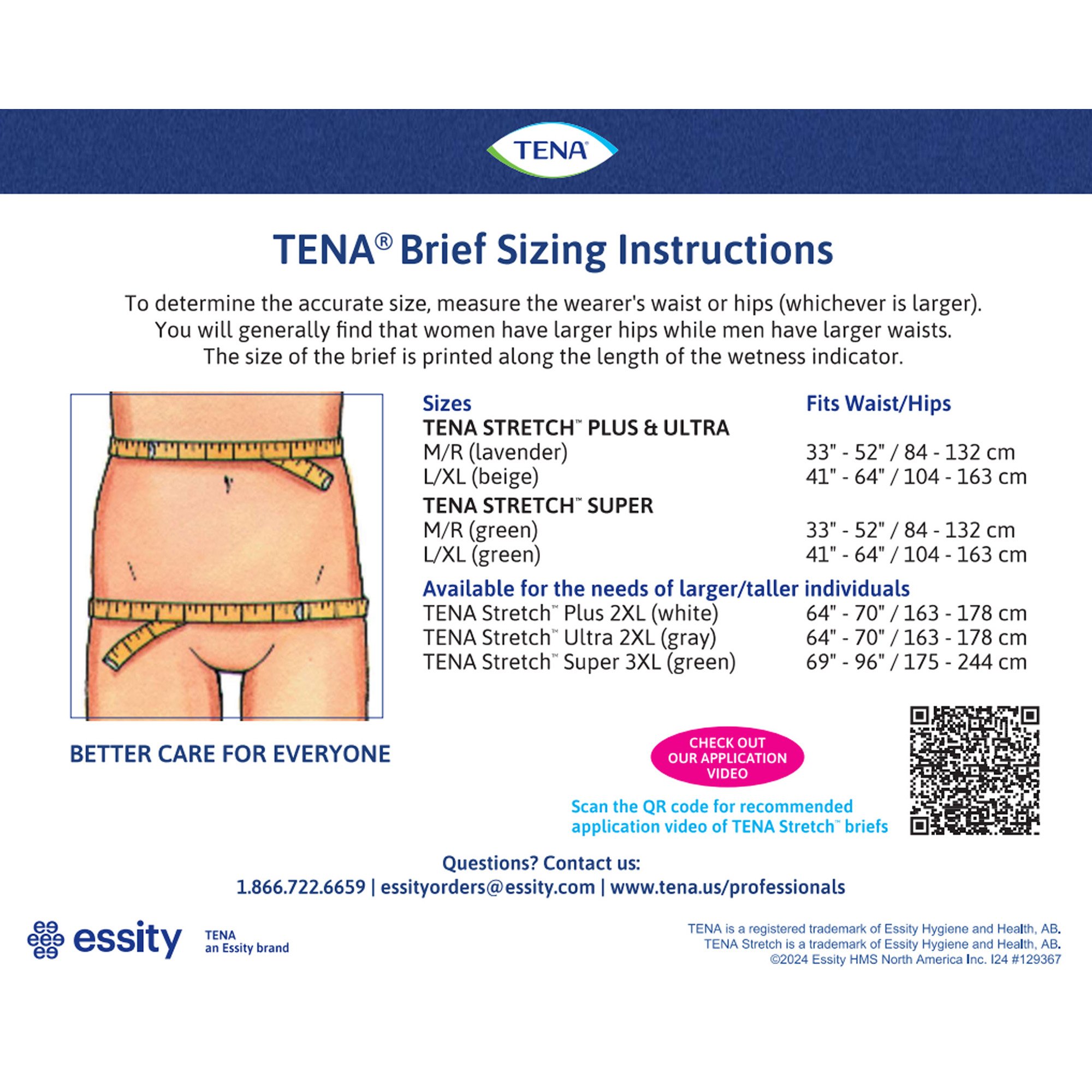 TENA Stretch™ Plus Incontinence Brief - Image 3