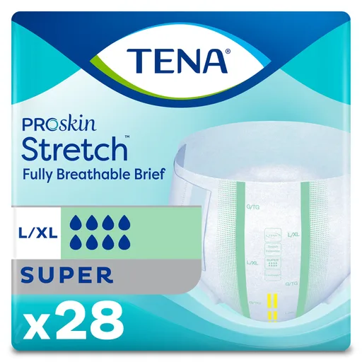 Tena® ProSkin Stretch™ Super Incontinence Brief, Large / Extra Large