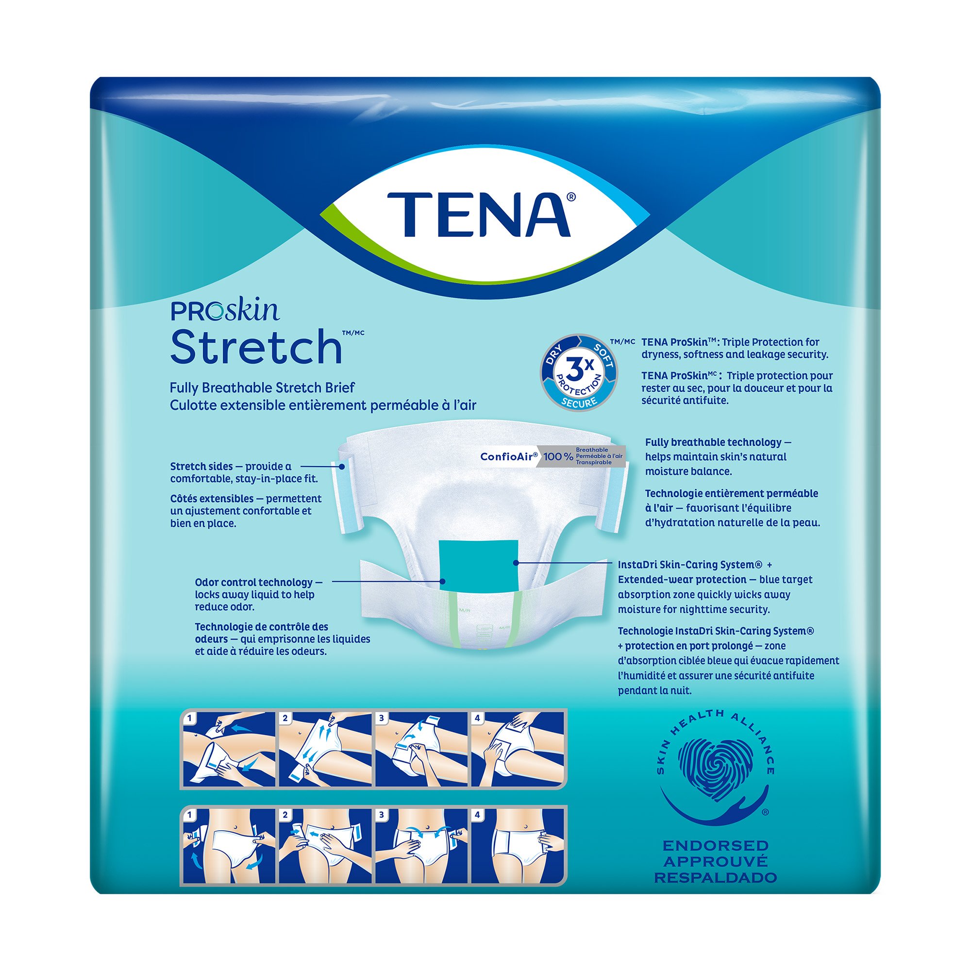 Tena® ProSkin Stretch™ Super Incontinence Brief, Large / Extra Large - Image 3