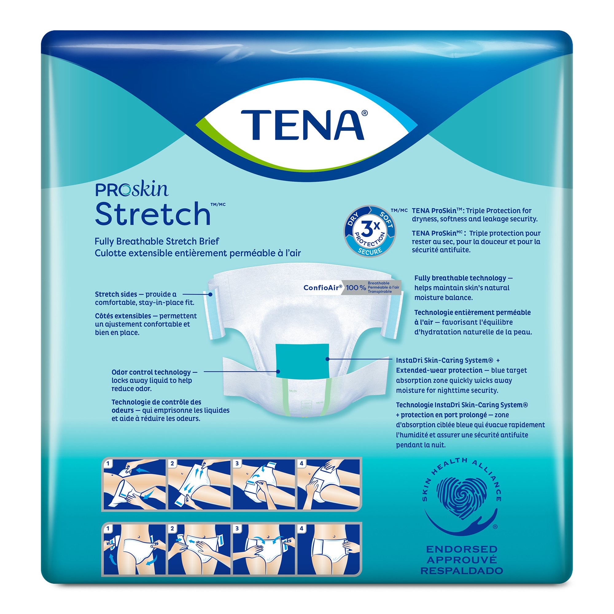 Tena® ProSkin Stretch™ Super Incontinence Brief, Medium - Image 3