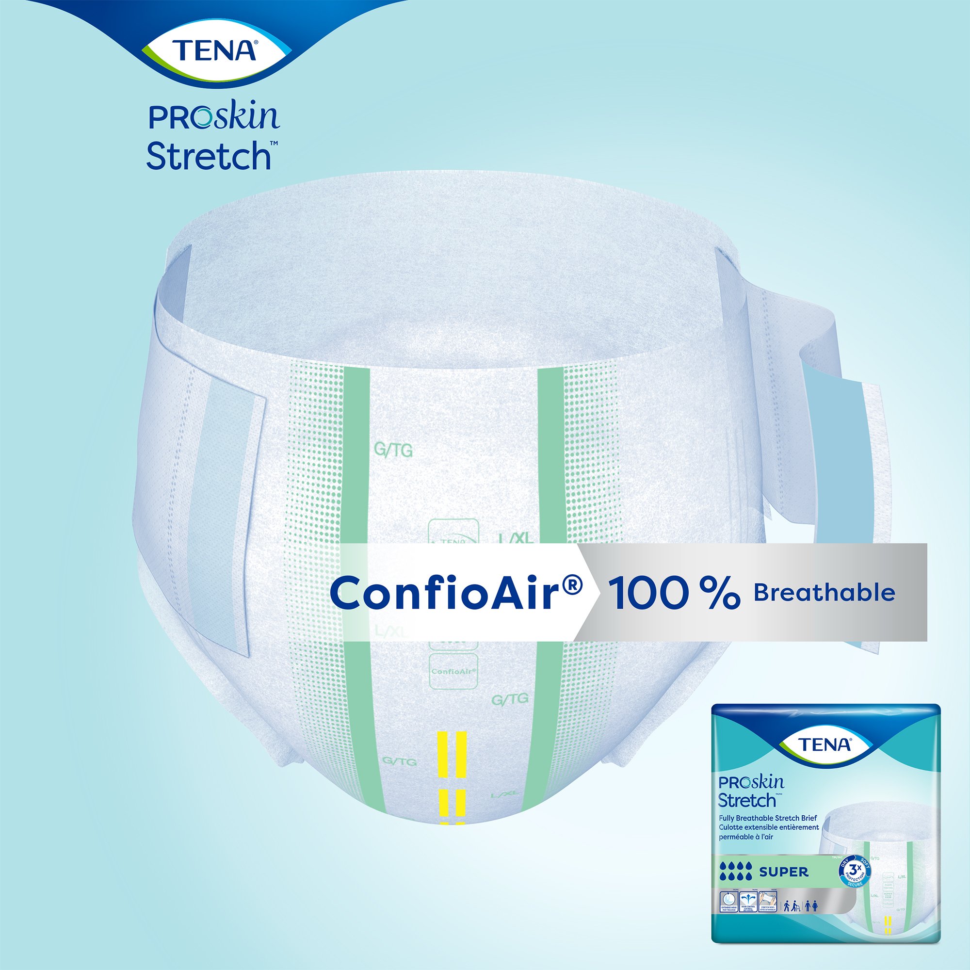 Tena® ProSkin Stretch™ Super Incontinence Brief, Medium - Image 8