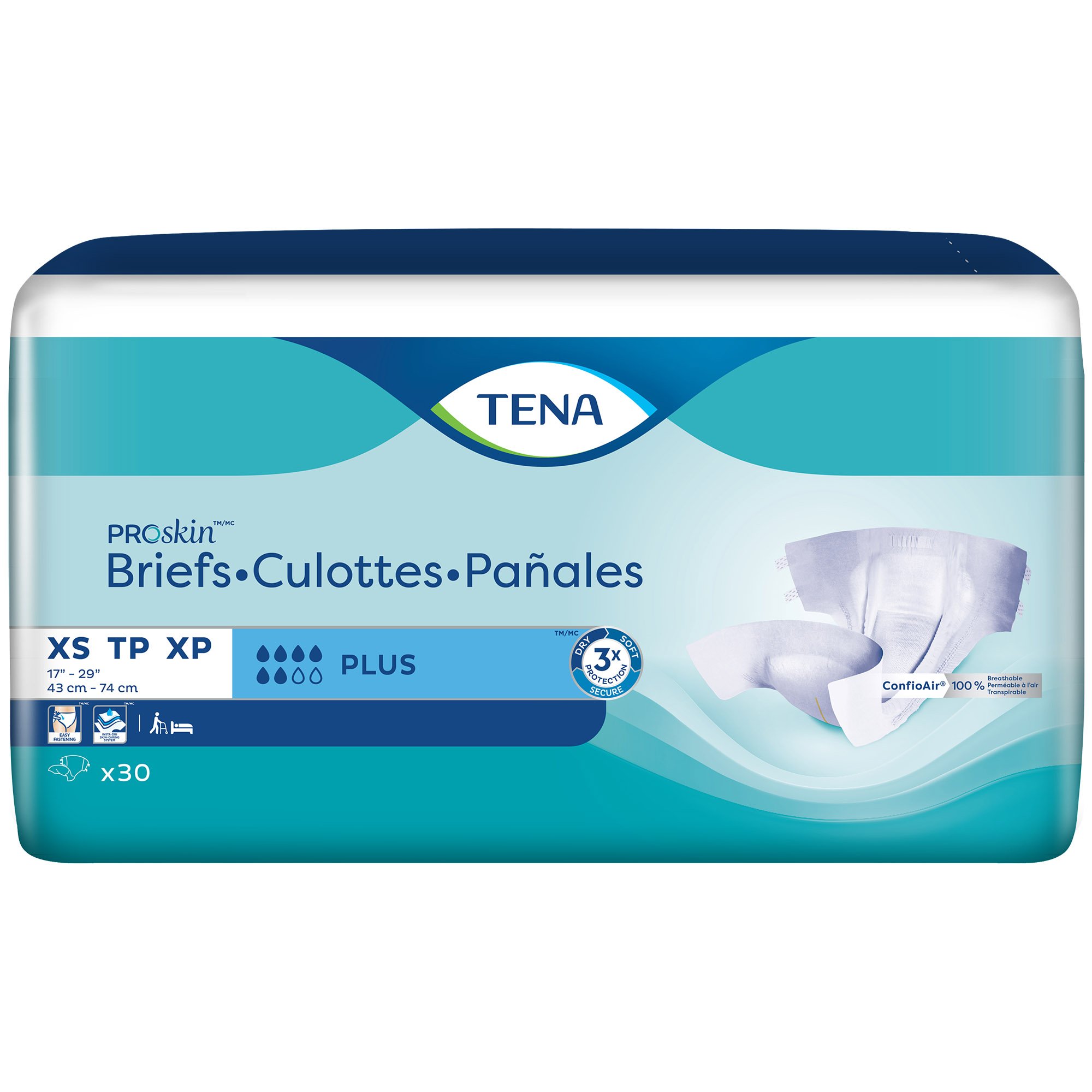 Tena® ProSkin™ Incontinence Brief, Extra Small - Image 3