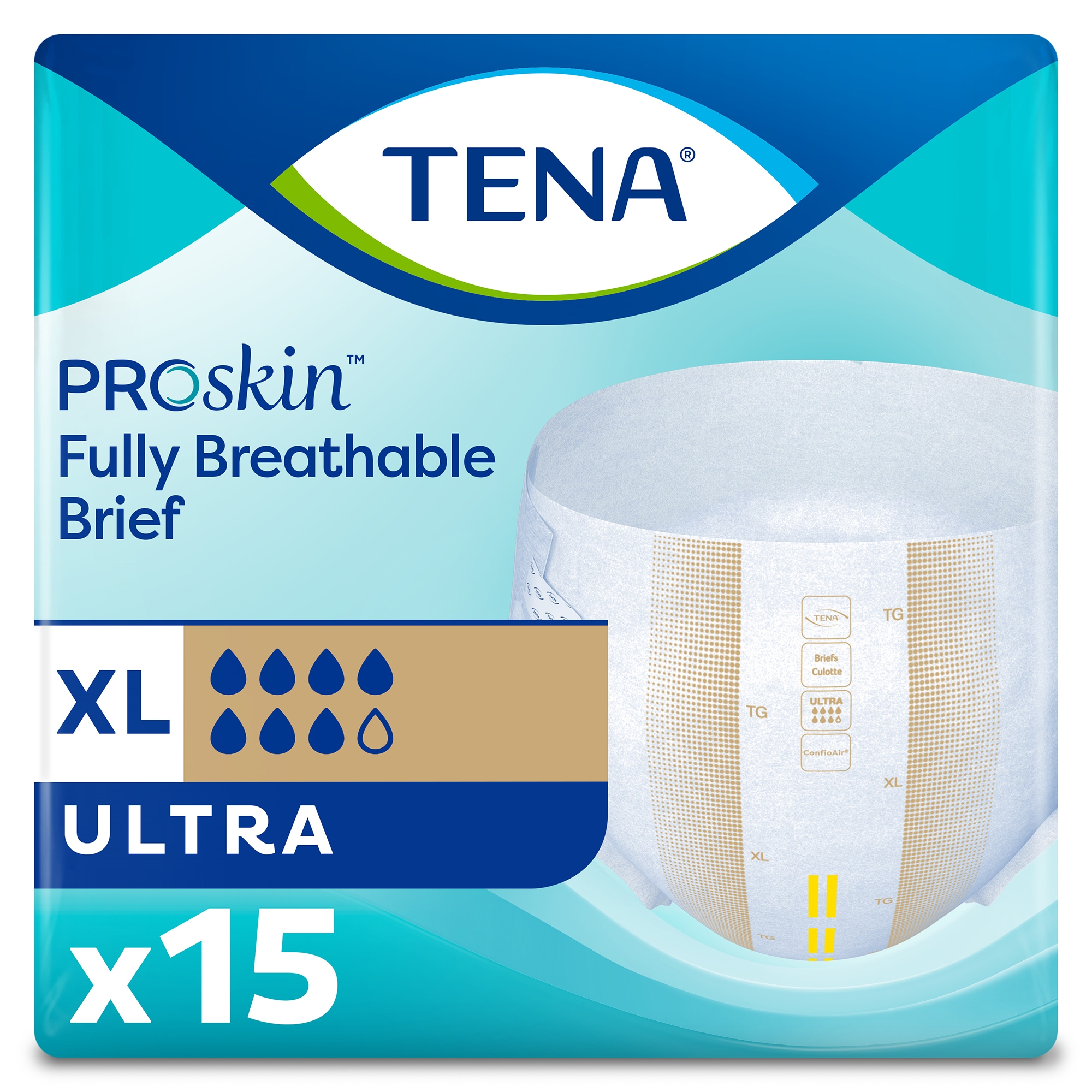 Tena® ProSkin™ Ultra Incontinence Brief, Extra Large - Image 2