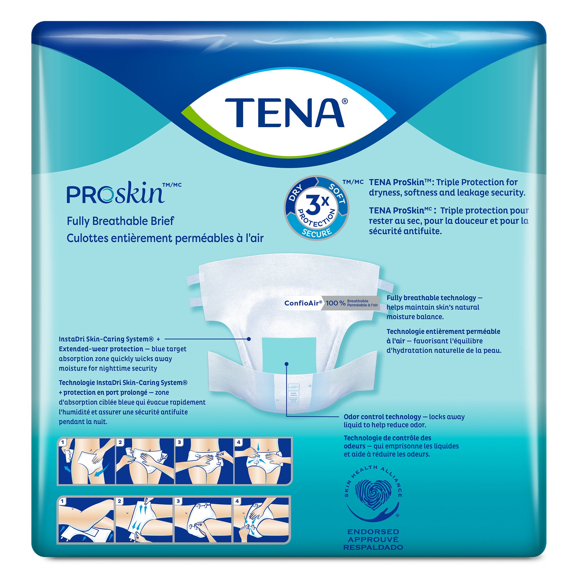 Tena® ProSkin™ Ultra Incontinence Brief, Extra Large - Image 3