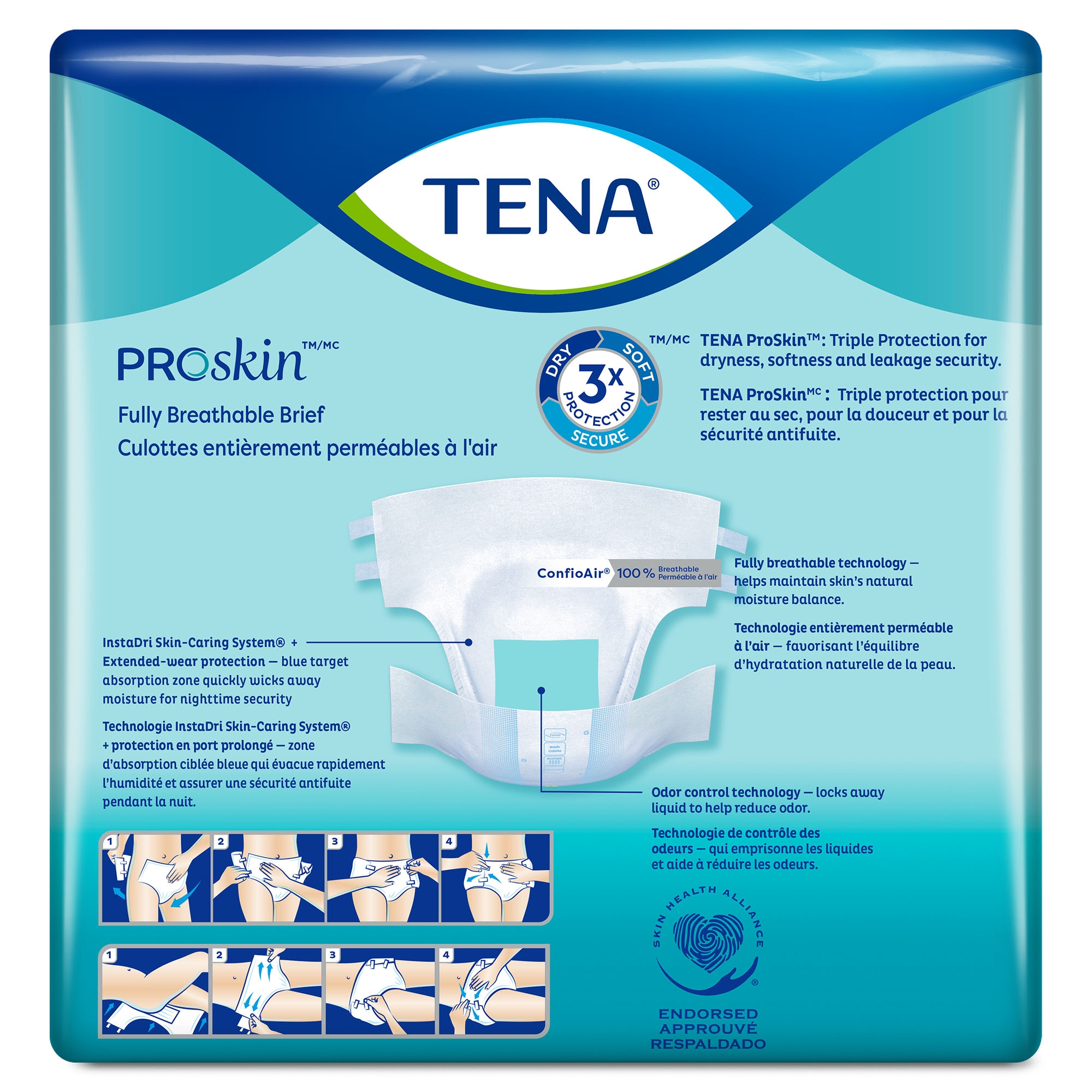 Tena® ProSkin™ Ultra Incontinence Brief, Large - Image 3