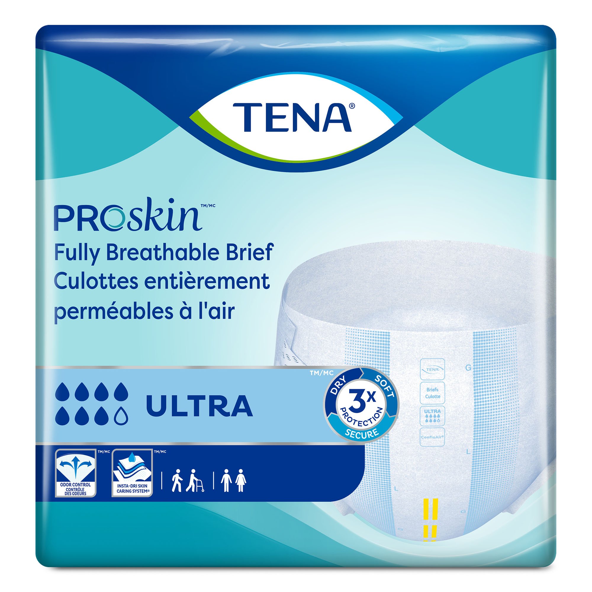 Tena® ProSkin™ Ultra Incontinence Brief, Large - Image 2