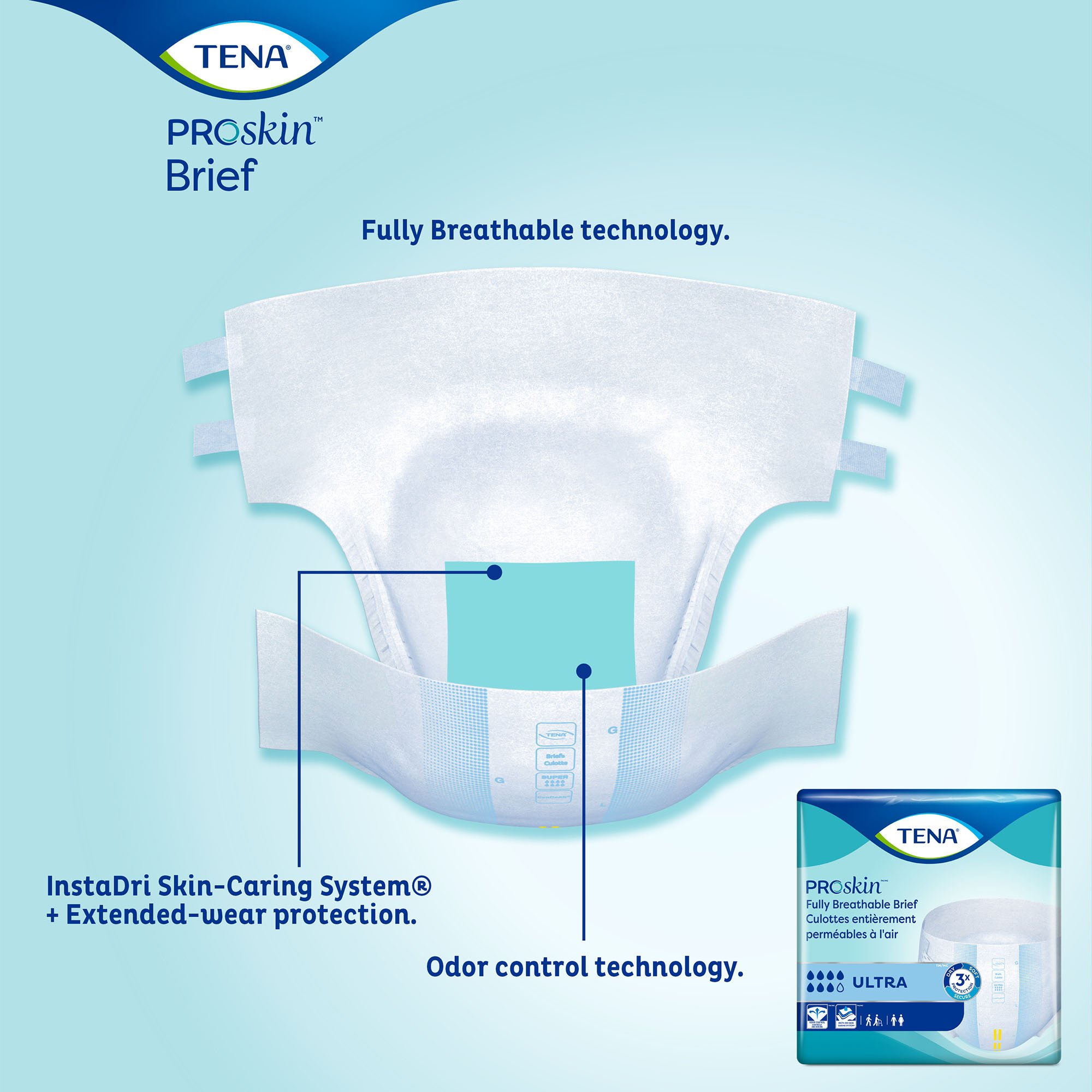 Tena® ProSkin™ Ultra Incontinence Brief, Large - Image 8