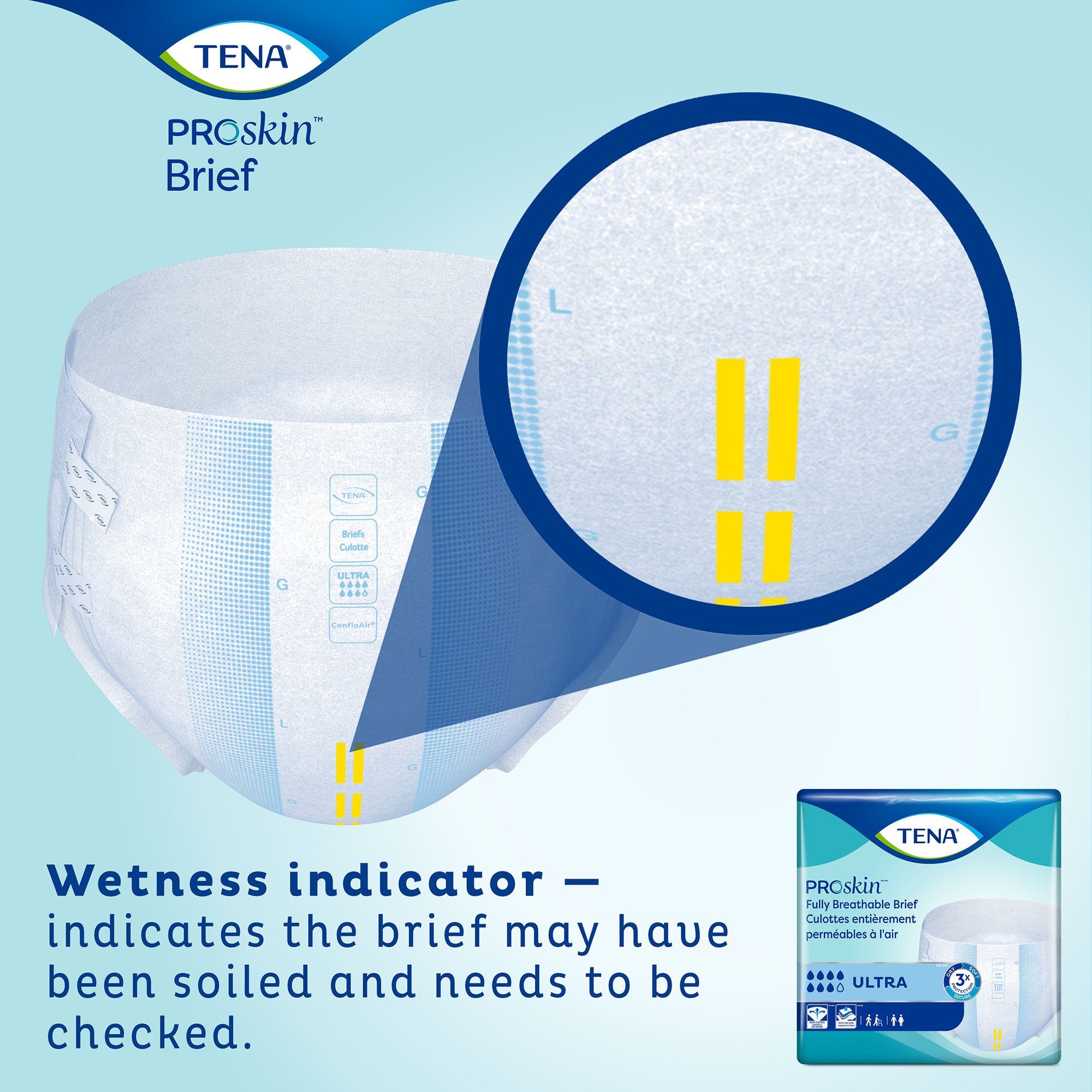 Tena® ProSkin™ Ultra Incontinence Brief, Medium - Image 10