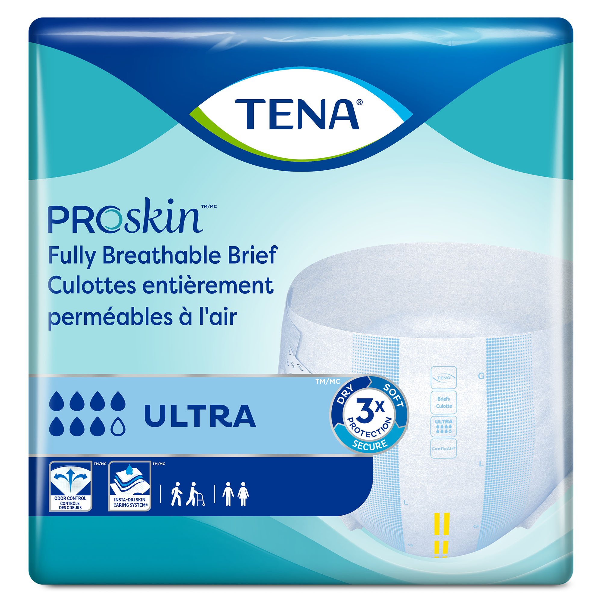 Tena® ProSkin™ Ultra Incontinence Brief, Medium - Image 2