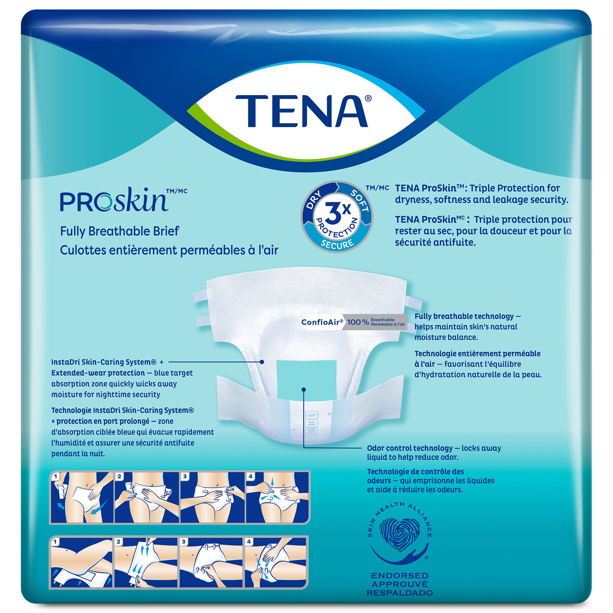 Tena® ProSkin™ Ultra Incontinence Brief, Medium - Image 3