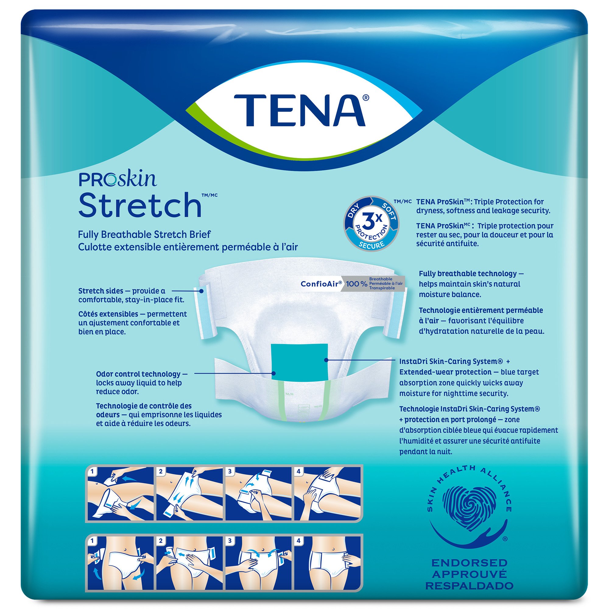 Tena® Stretch™ Bariatric Super Incontinence Brief - Image 3