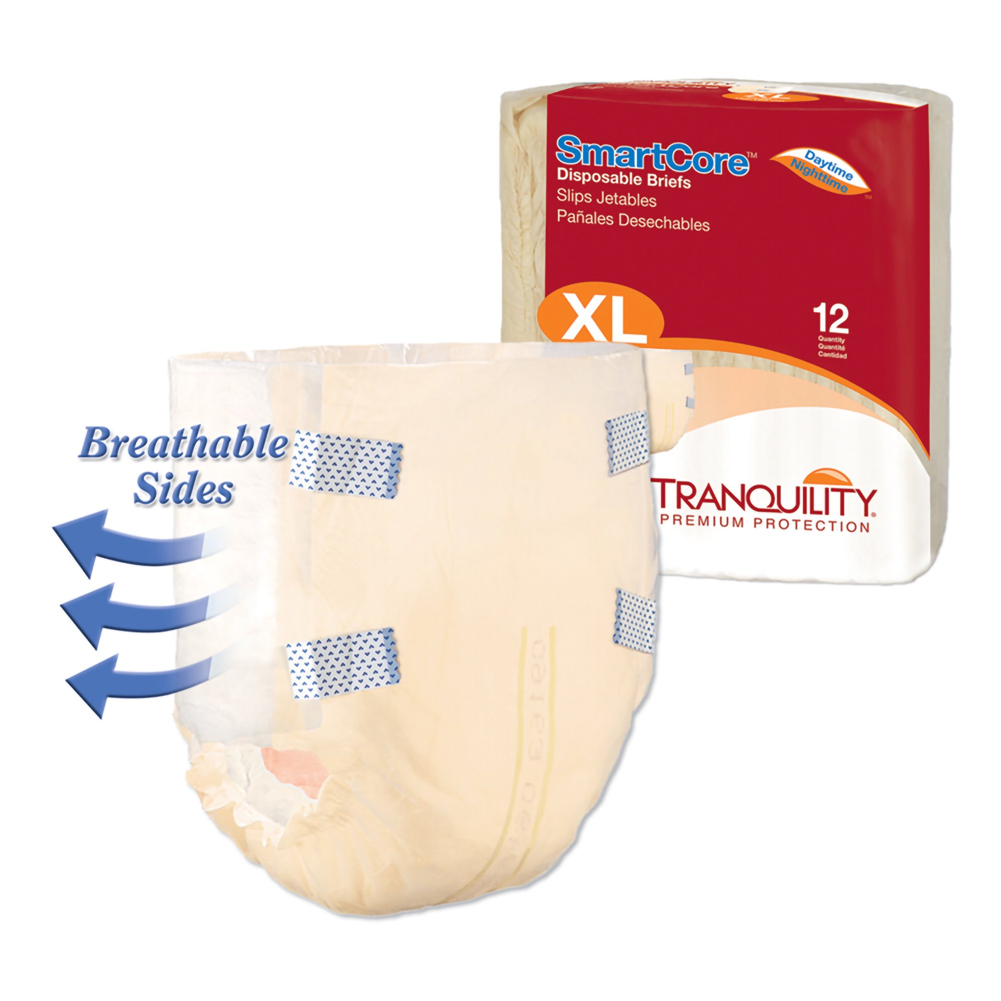 Tranquility SmartCore™ Maximum Protection Incontinence Brief, Extra Large - Image 3