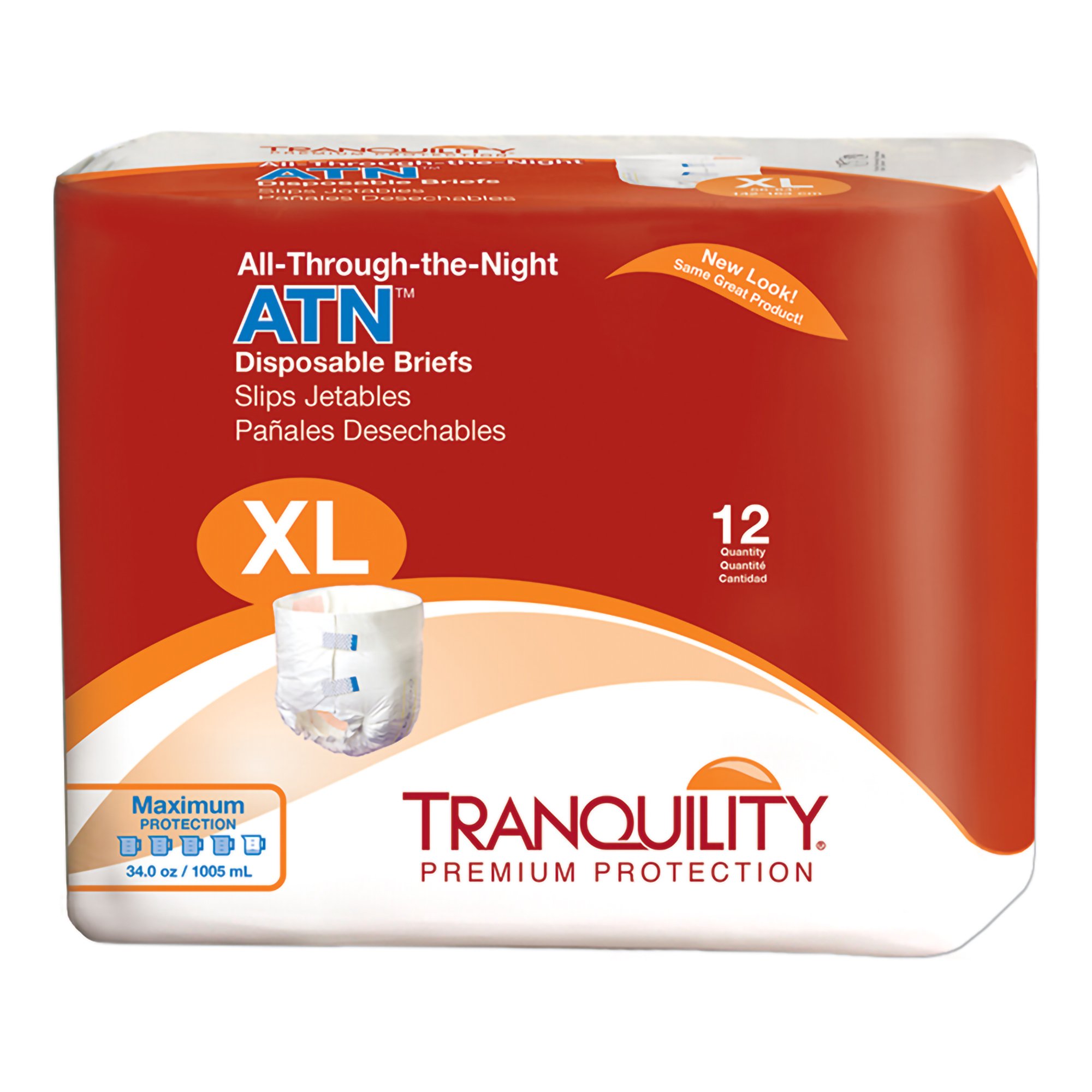 Tranquility® ATN Heavy Protection Incontinence Brief, Extra Large