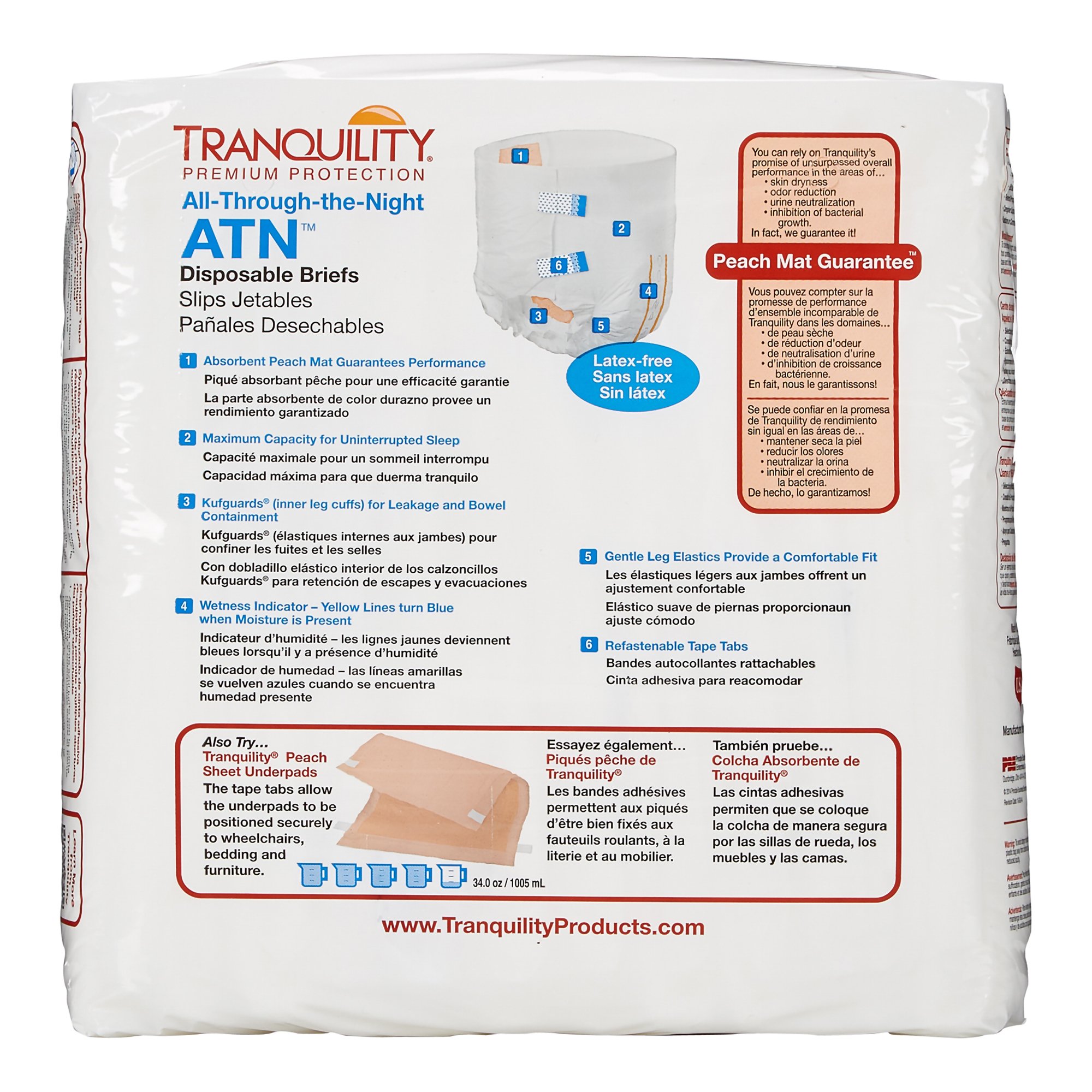 Tranquility® ATN Incontinence Brief, Large - Image 4