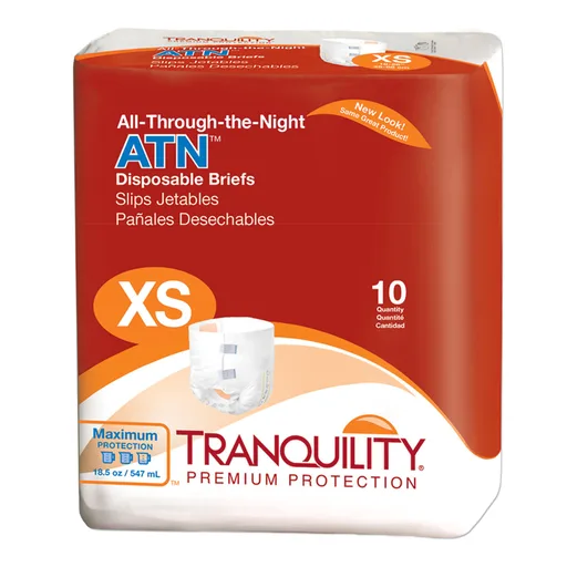 Tranquility® ATN Maximum Protection Incontinence Brief, Extra Small