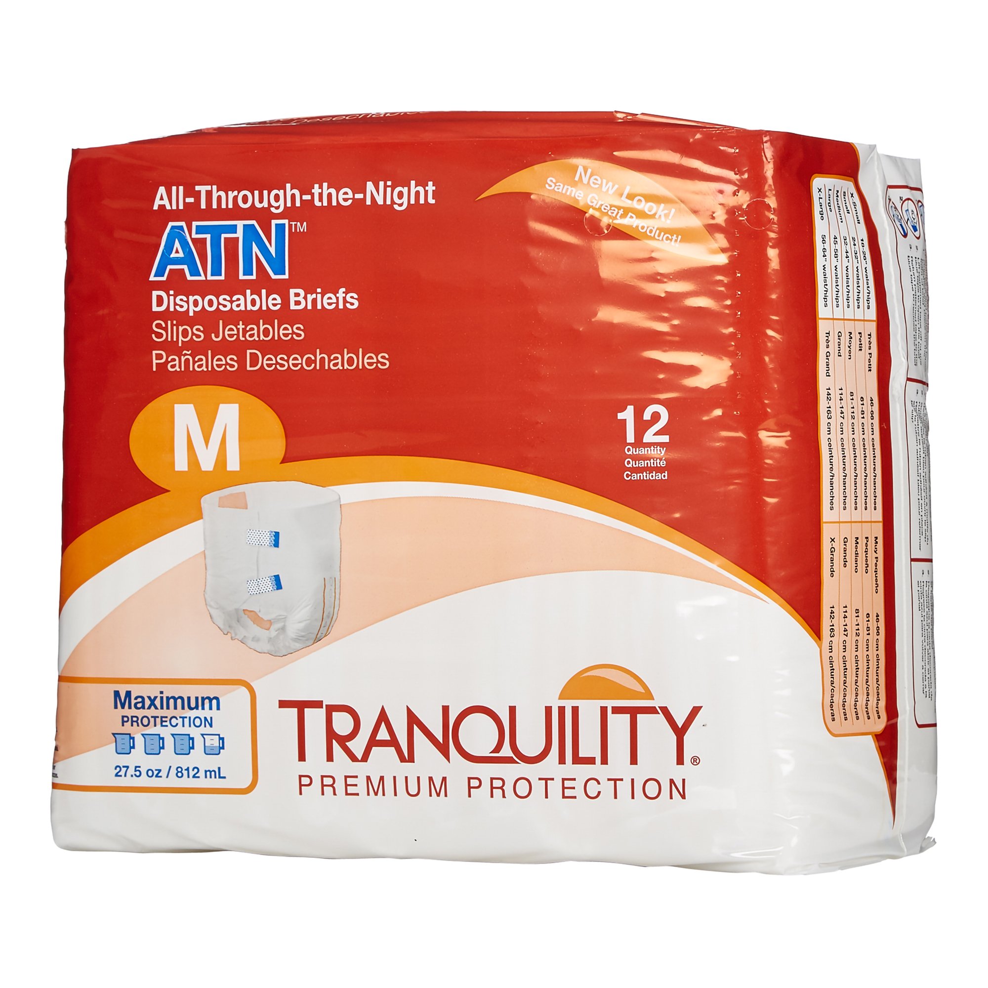 Tranquility® ATN Maximum Protection Incontinence Brief, Medium - Image 4