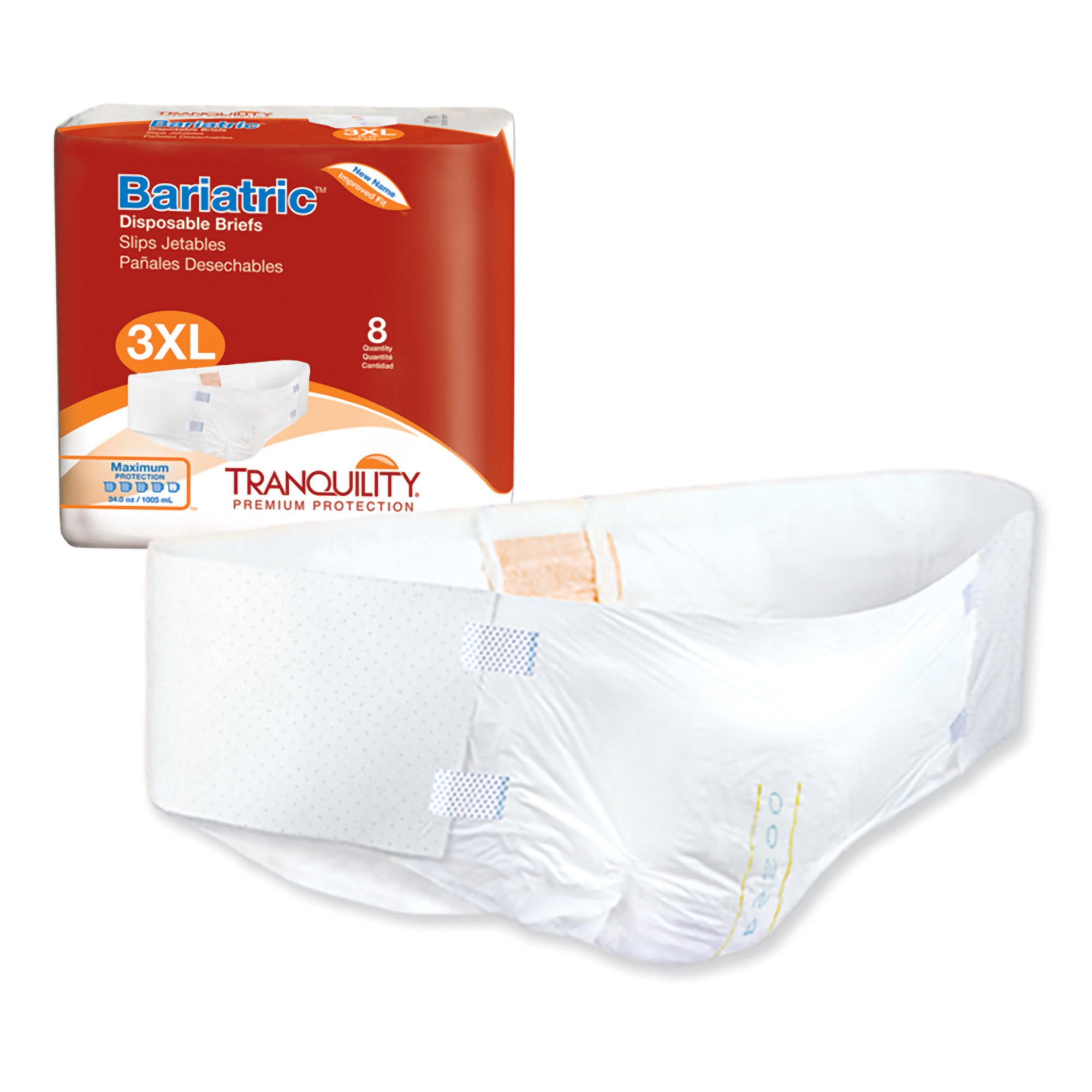 Tranquility® Bariatric Maximum Incontinence Brief - Image 3