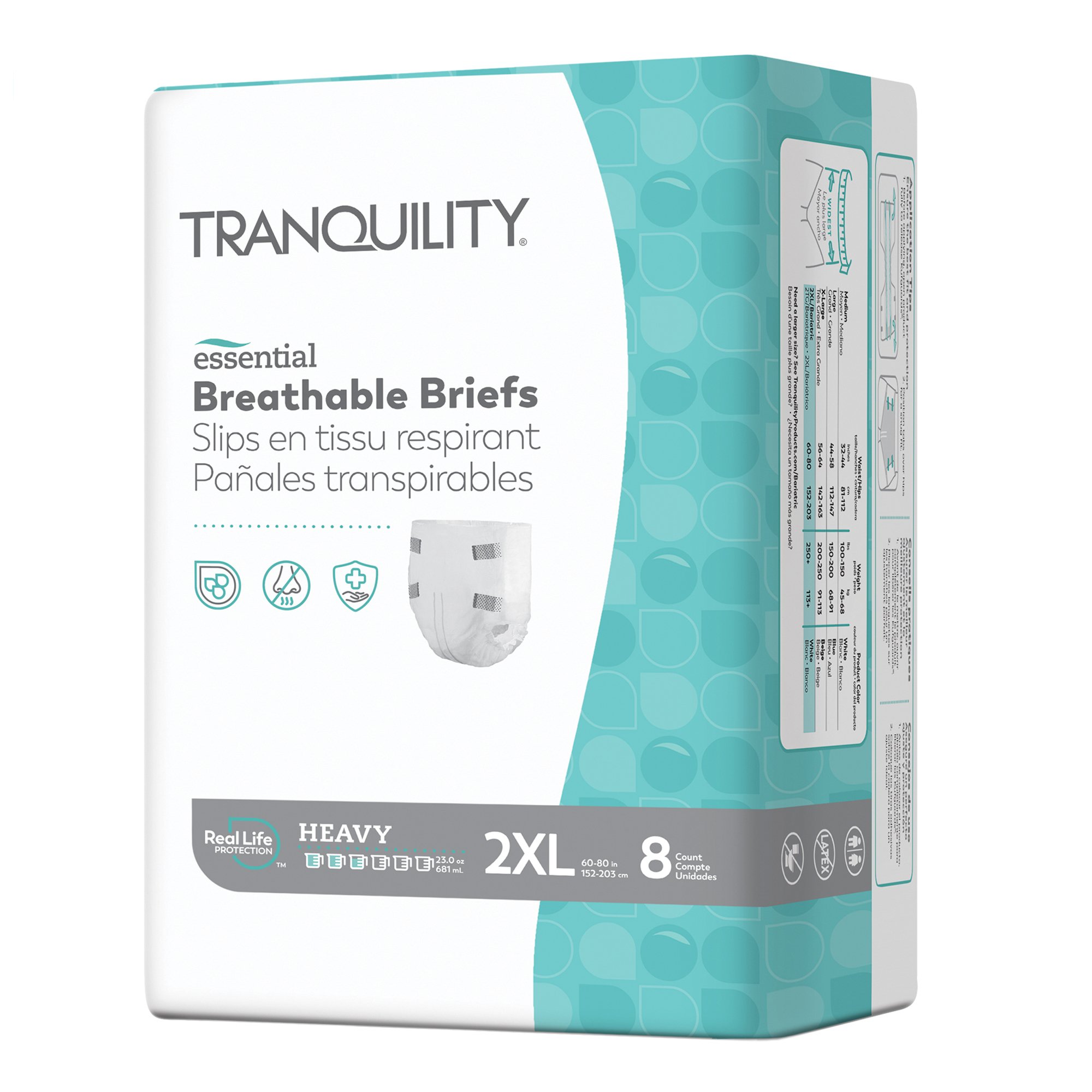 Tranquility® Essential Heavy Incontinence Brief, 2X-Large