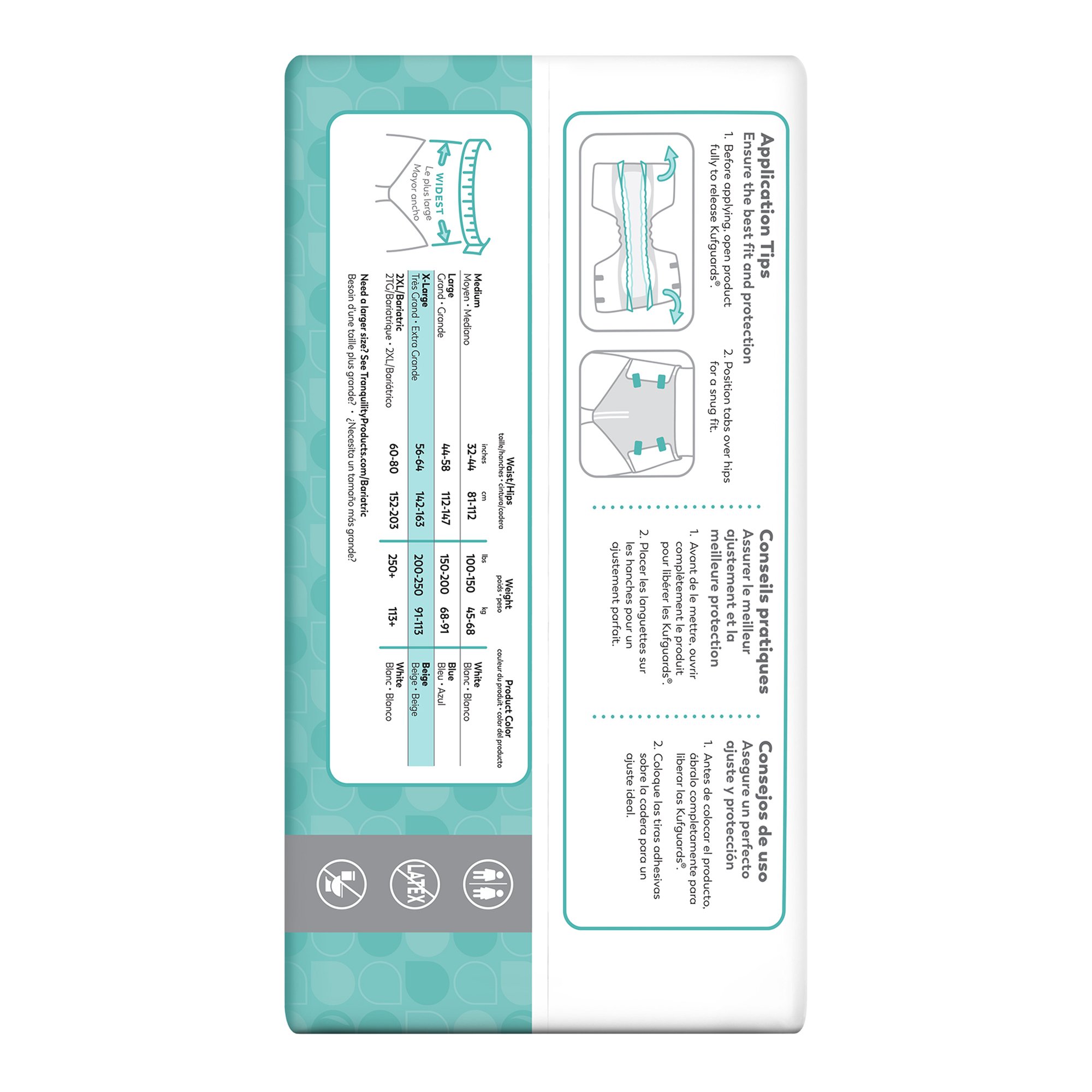 Tranquility® Essential Heavy Incontinence Brief, Extra Large - Image 4