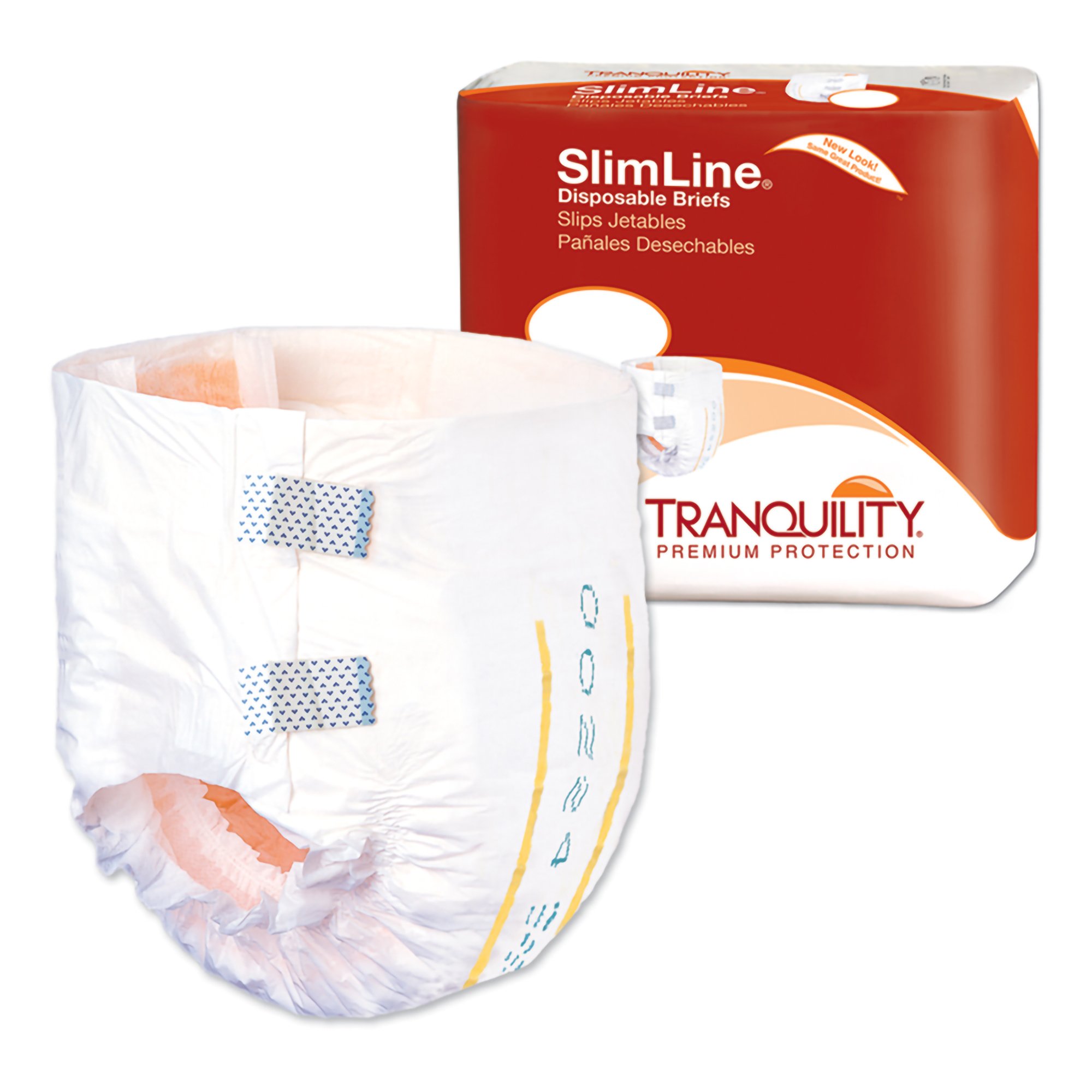 Tranquility® SlimLine® Heavy Protection Incontinence Brief, Small - Image 3