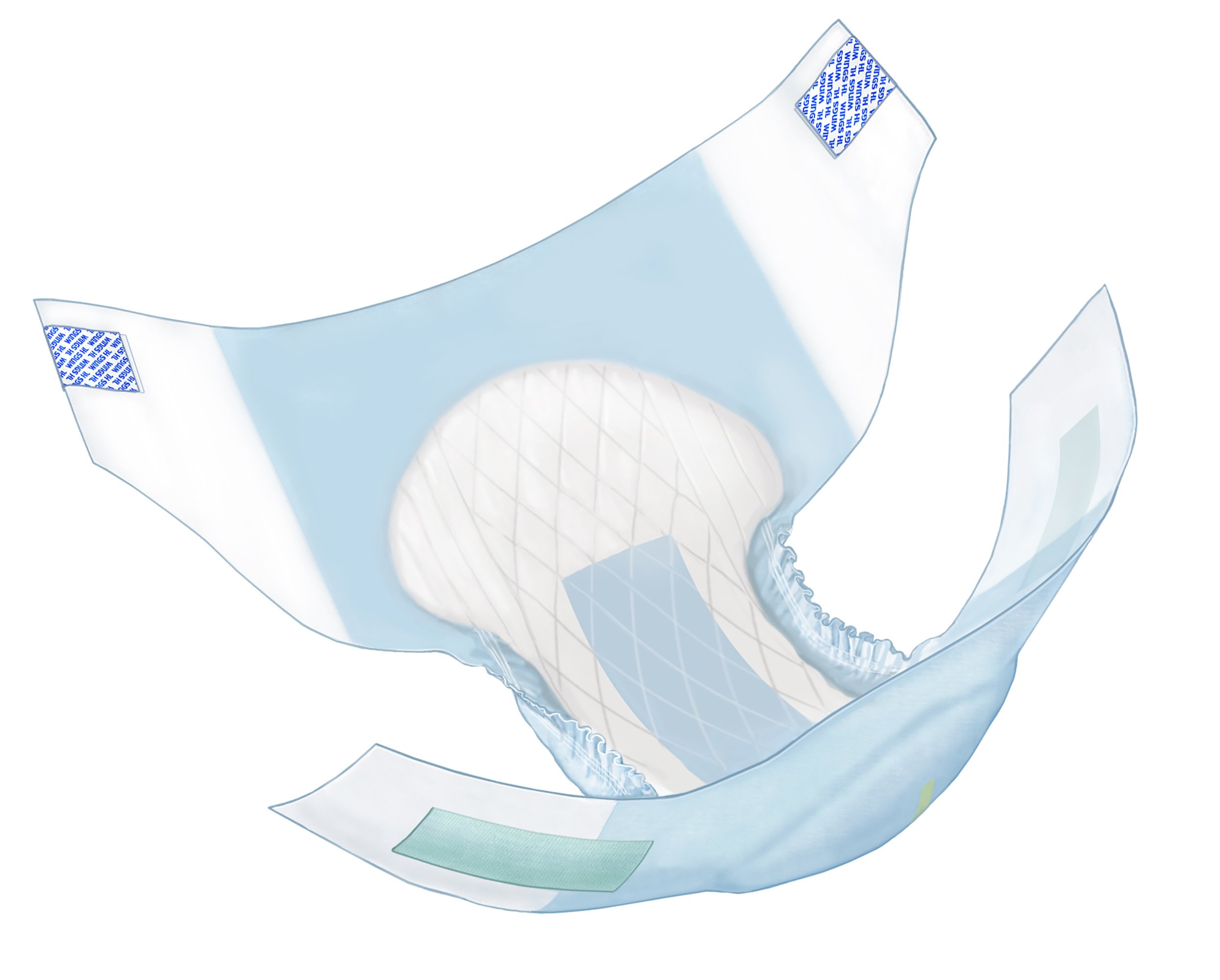Wings™ Extra Heavy Absorbency Incontinence Brief, Extra Large