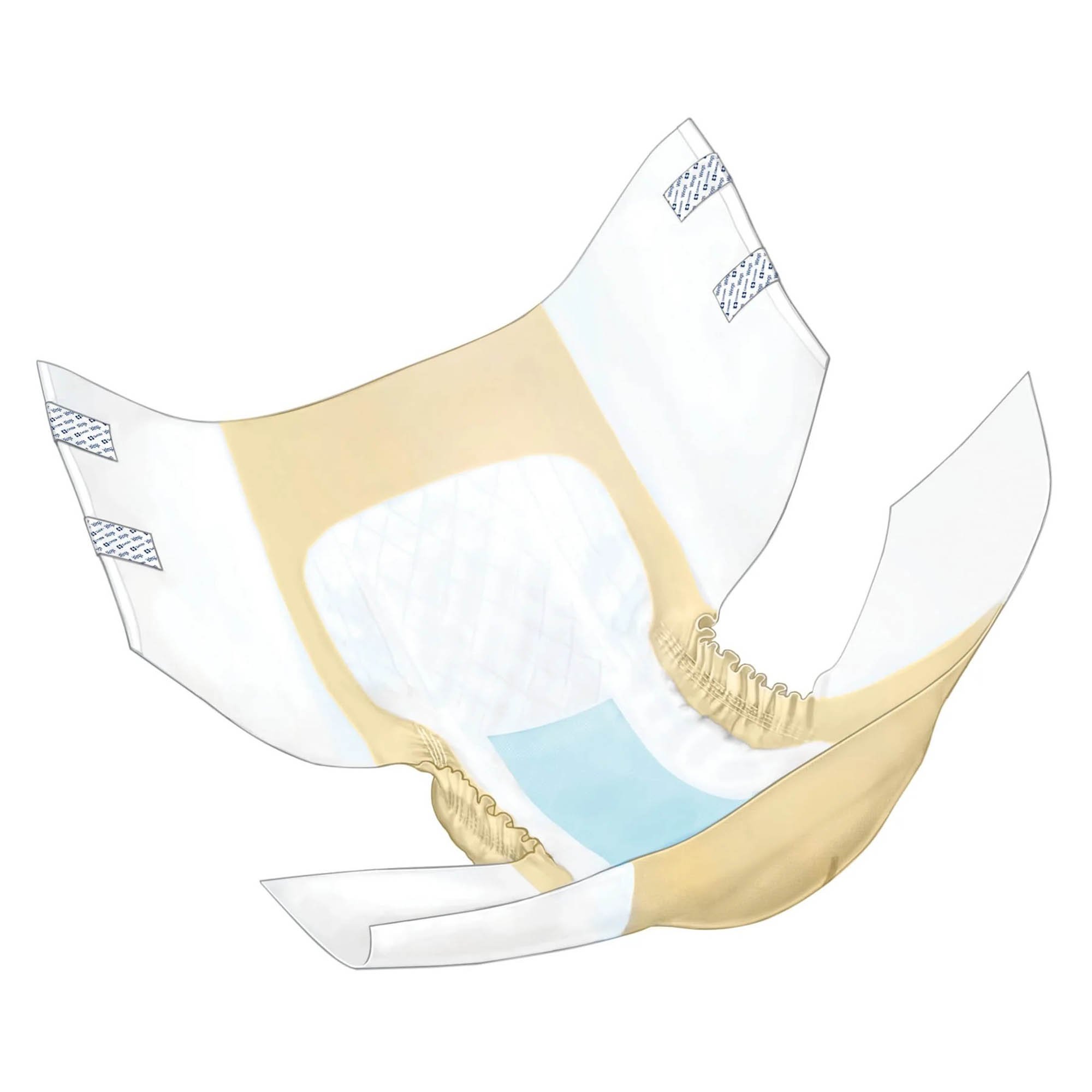 Wings™ Overnight Absorbency Incontinence Brief, Extra Large - Image 3