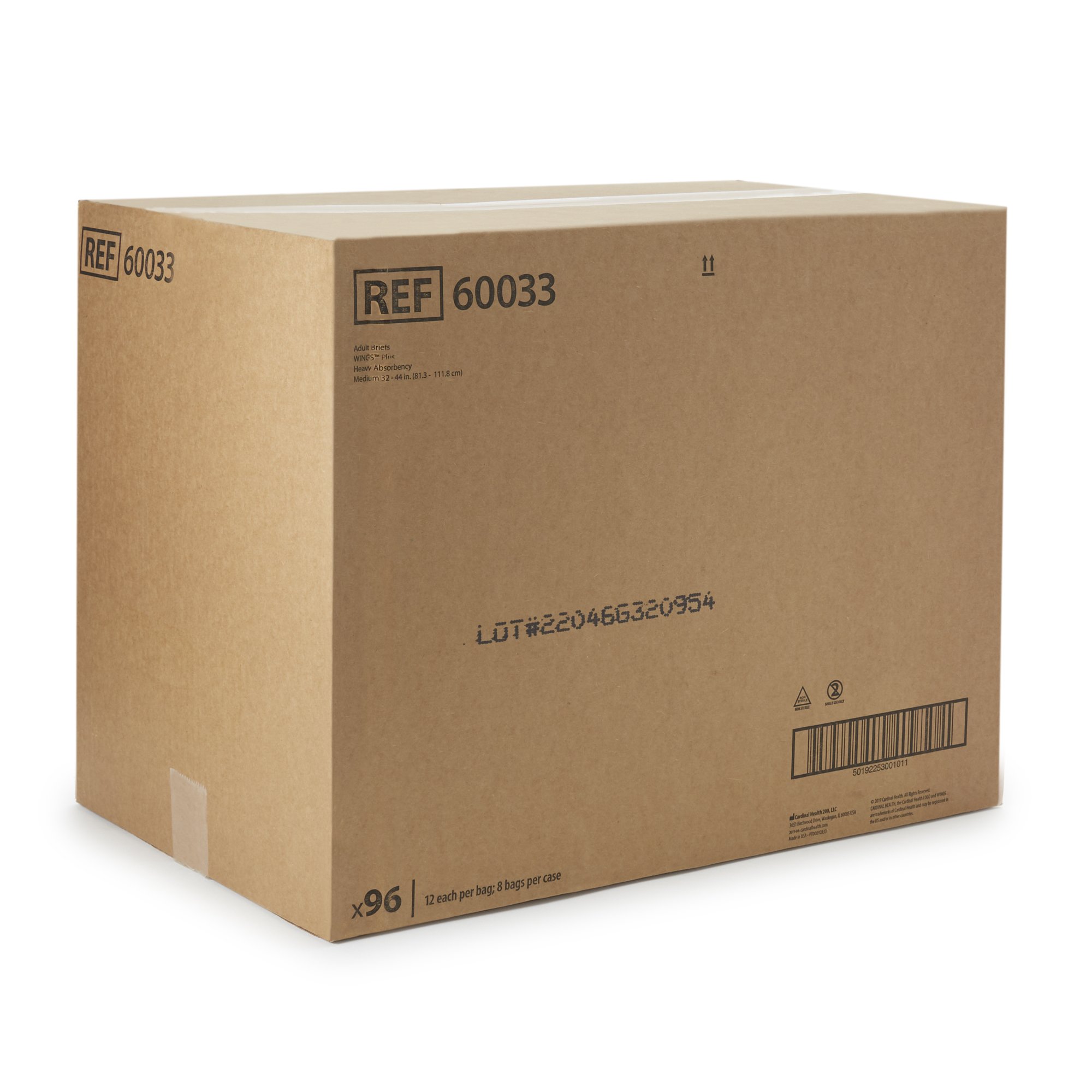 Wings™ Plus Heavy Absorbency Incontinence Brief, Medium - Image 6