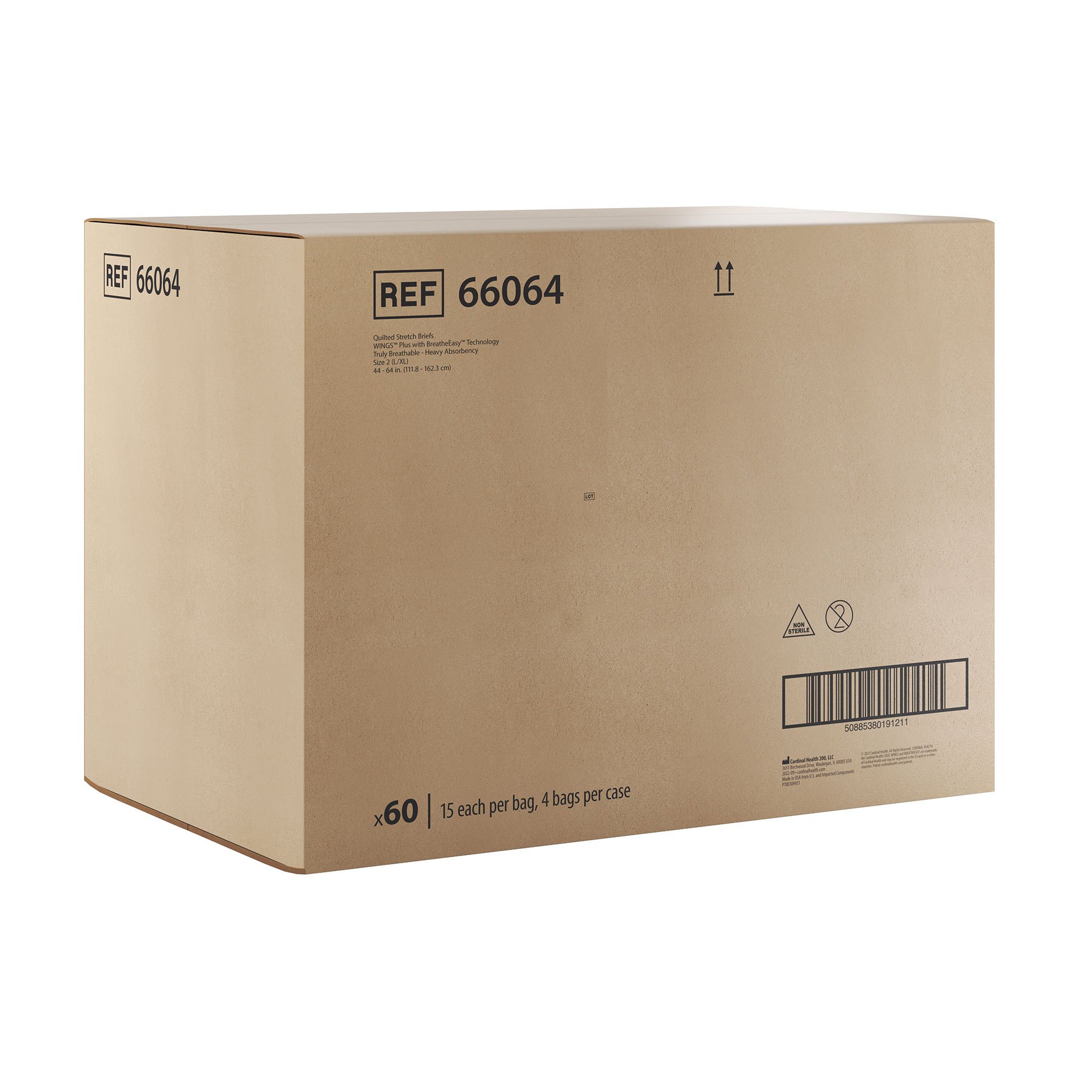 Wings™ Plus Incontinence Brief