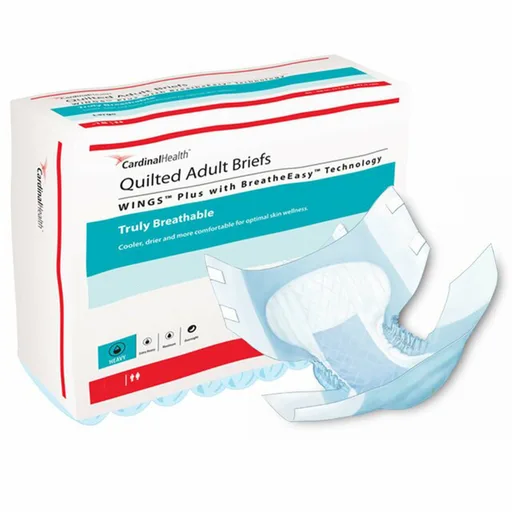 Wings™ Quilted Plus with BreatheEasy™ Technology Adult Briefs, X-Large